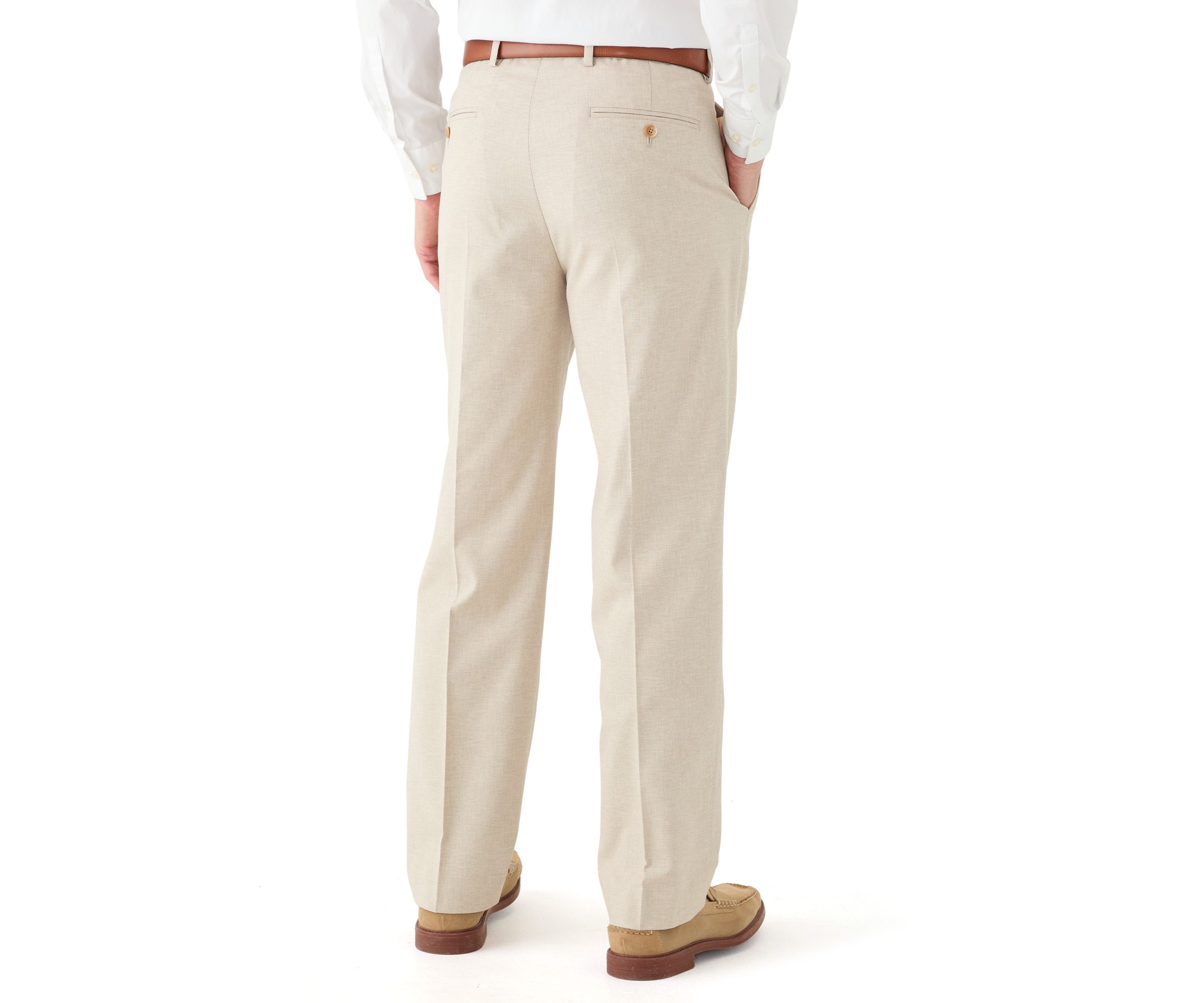 Cotton Stretch Ticweave Pants