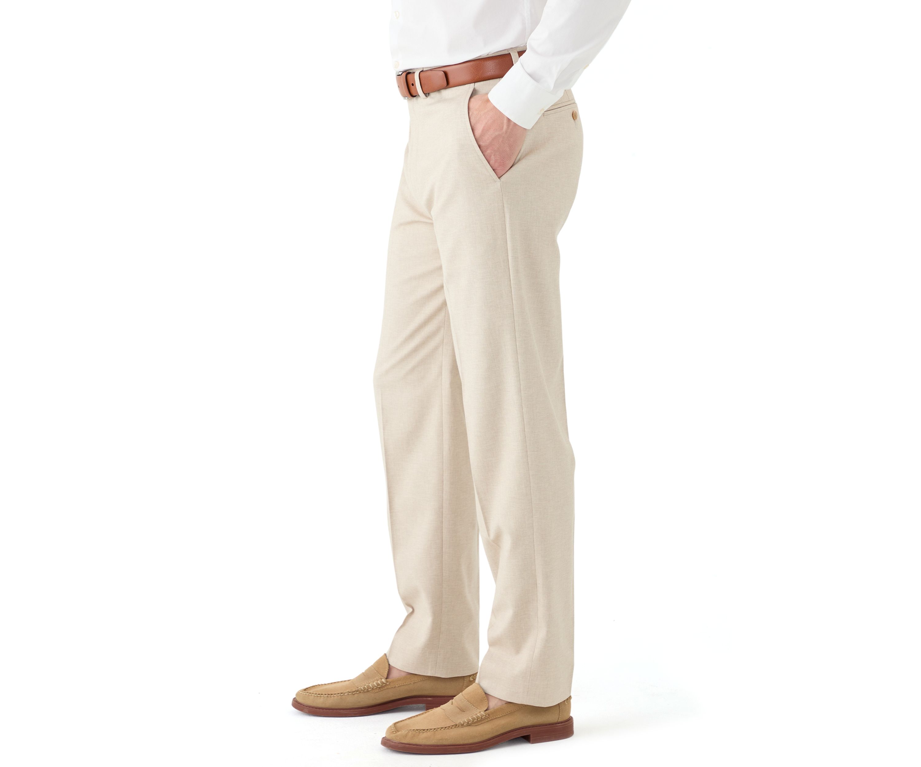 Cotton Stretch Ticweave Pants