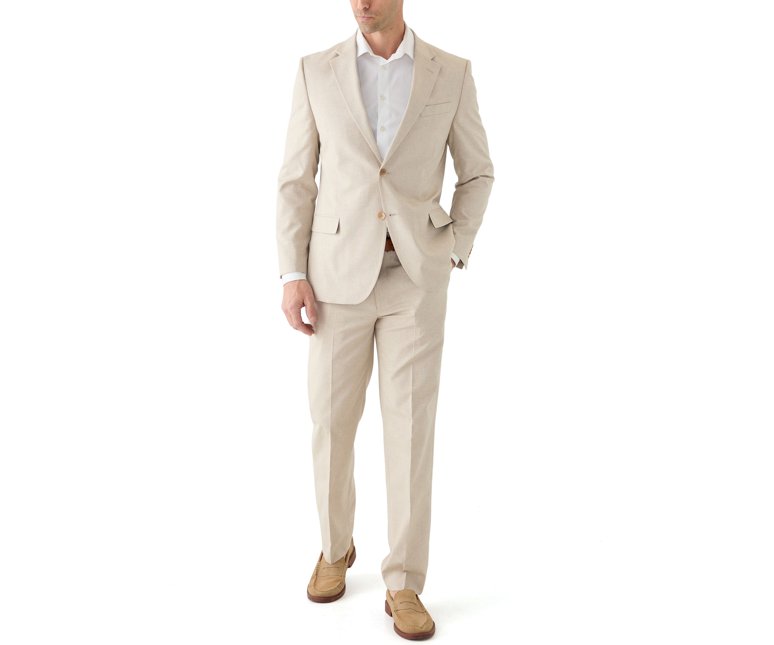 Cotton Stretch Ticweave Pants