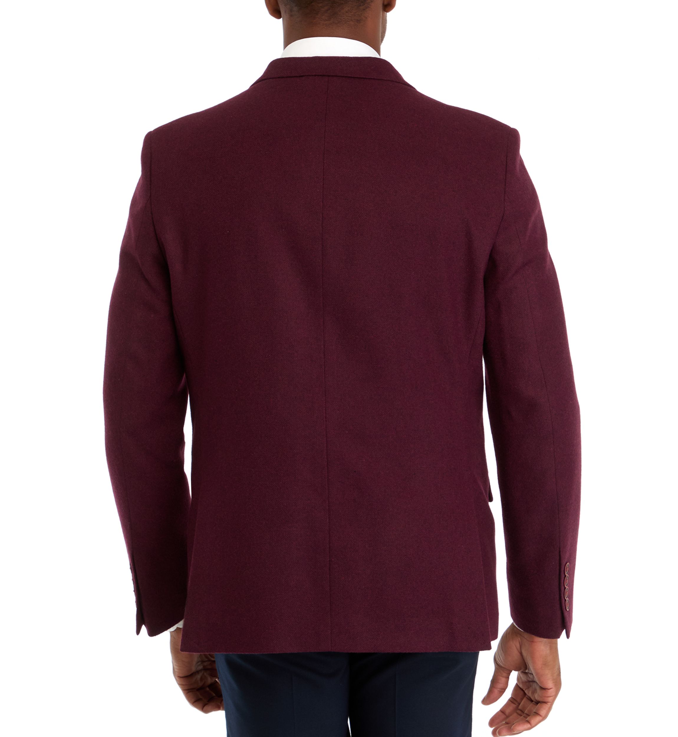 Tweed Solid Sport Coat 