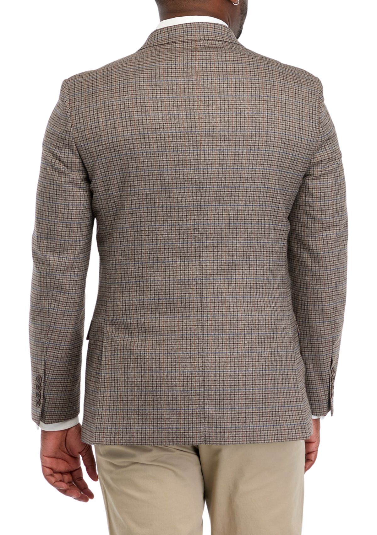 Taupe Check Sport Coat 