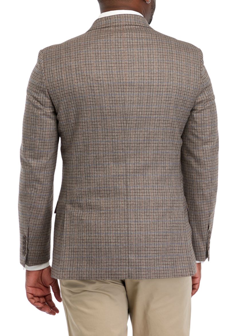 Taupe Check Sport Coat 