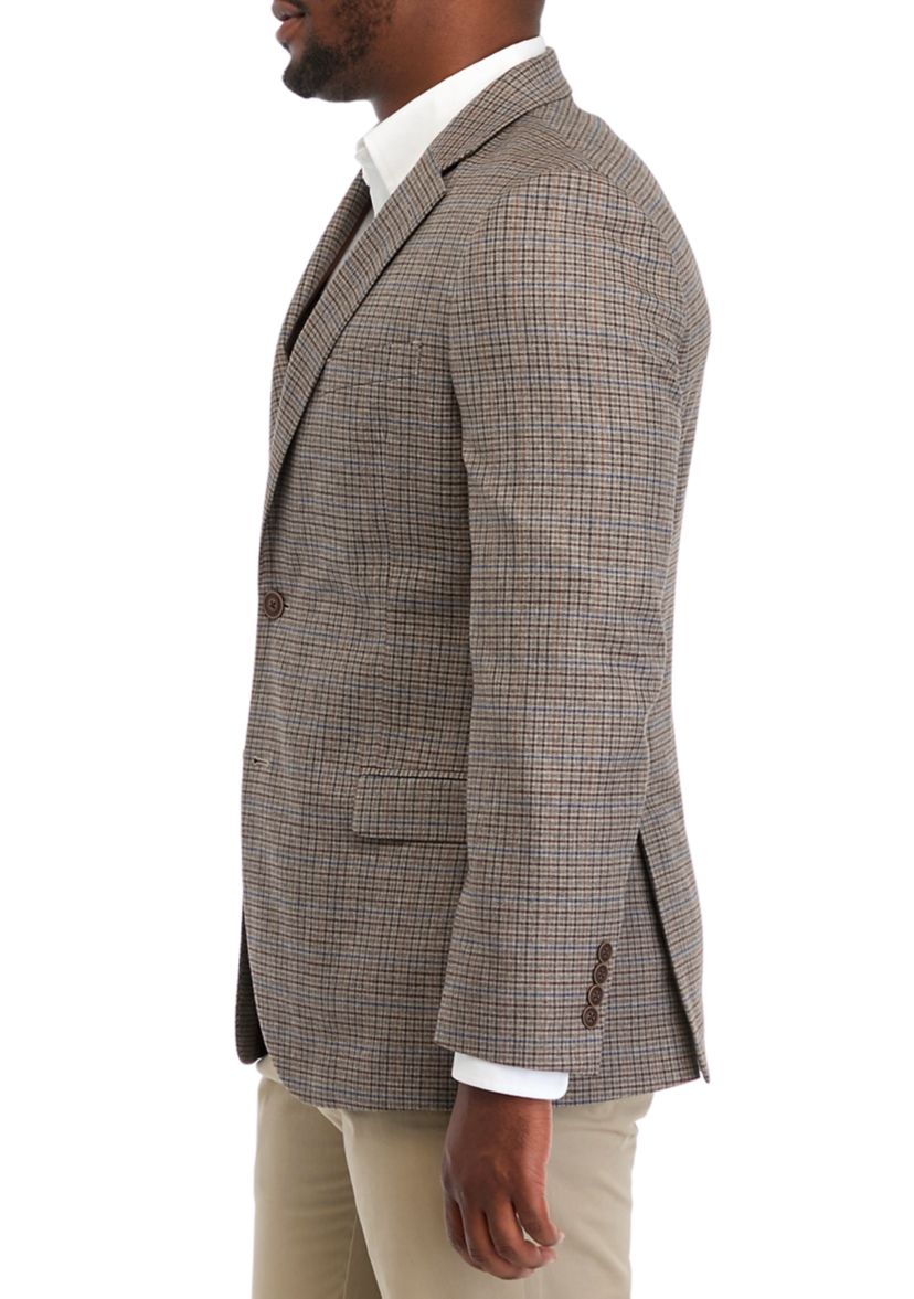 Taupe Check Sport Coat 