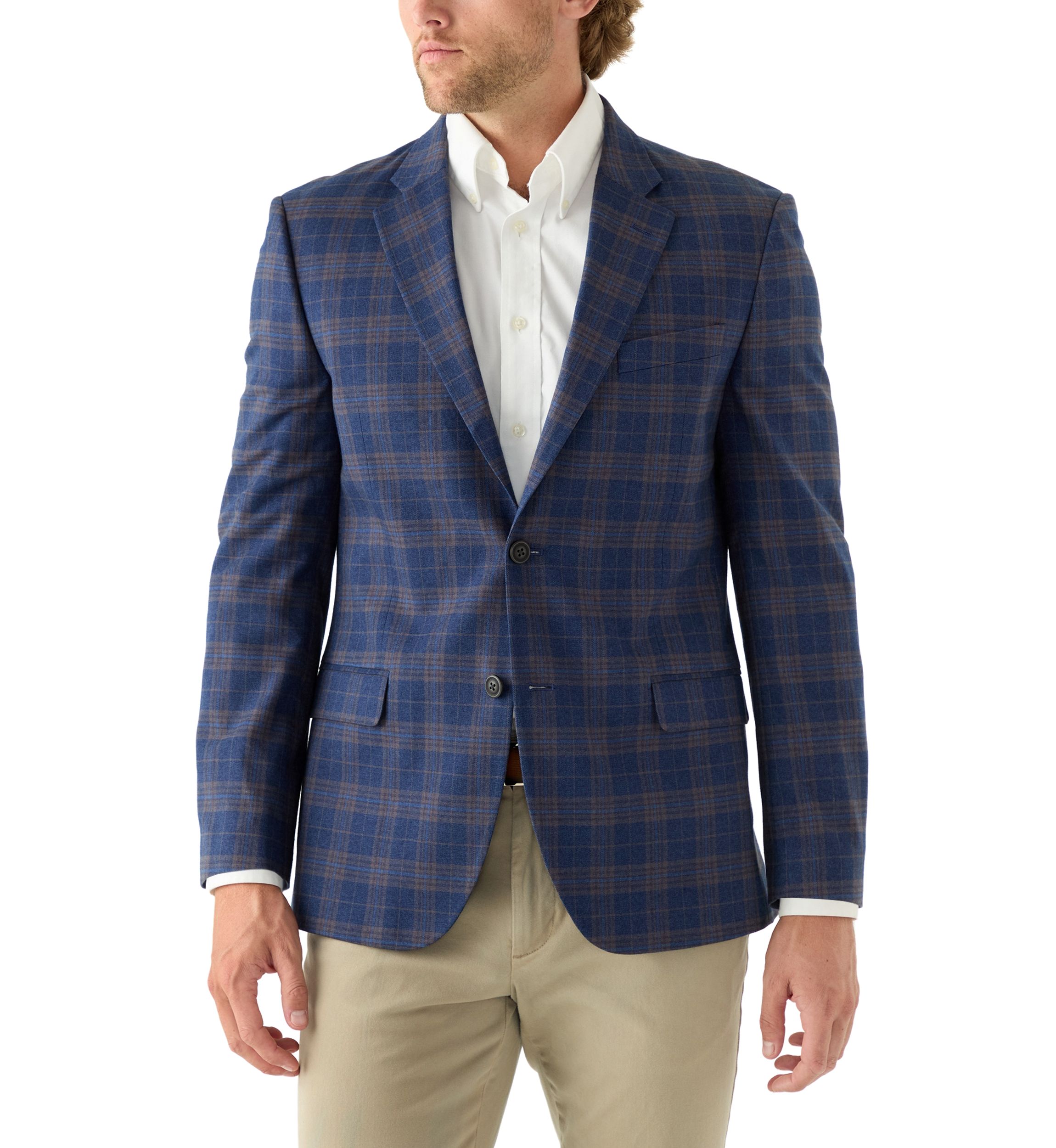 Blue Plaid Sportcoat