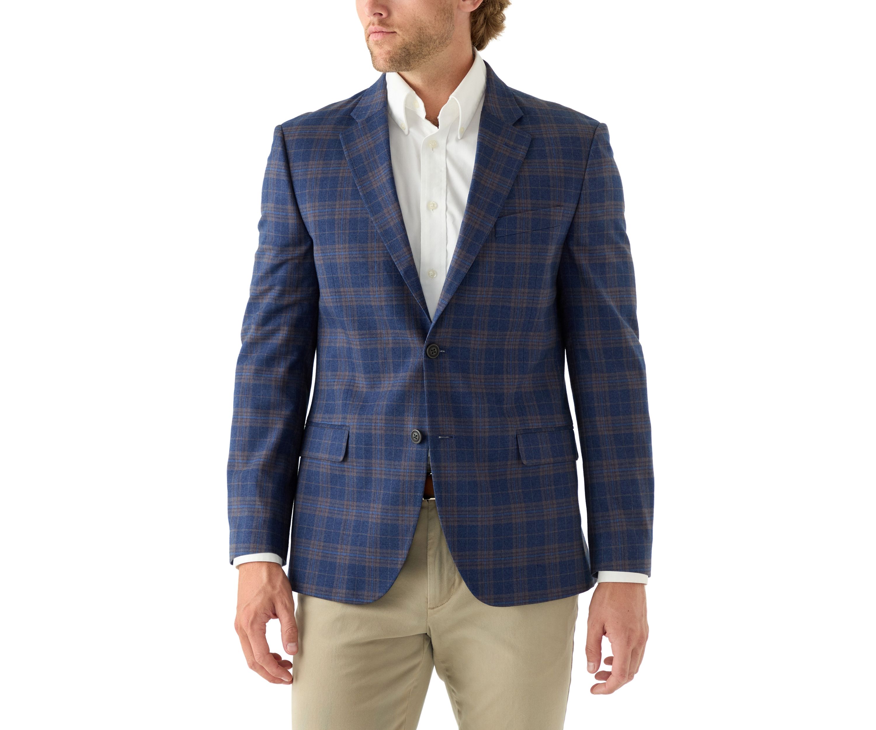 Blue Plaid Sportcoat