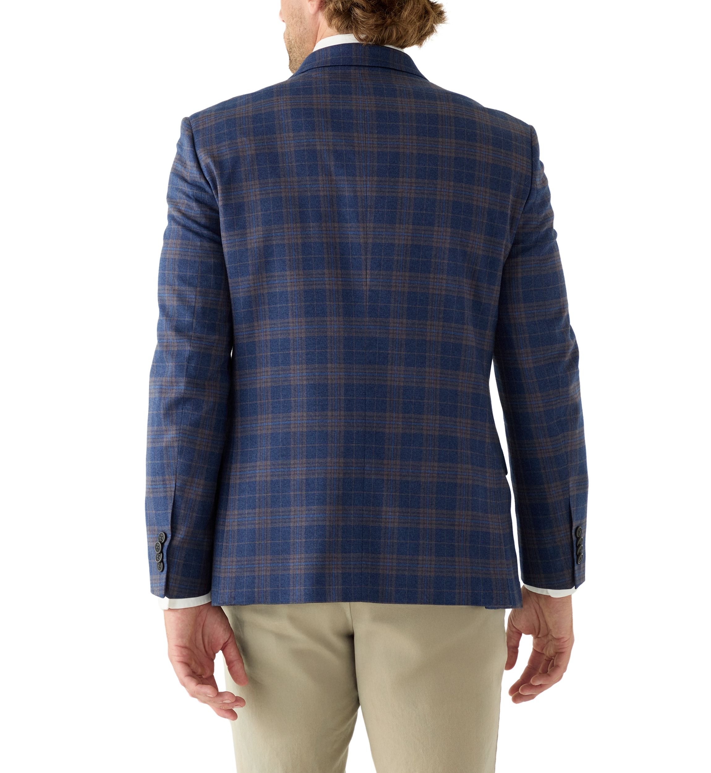 Blue Plaid Sportcoat