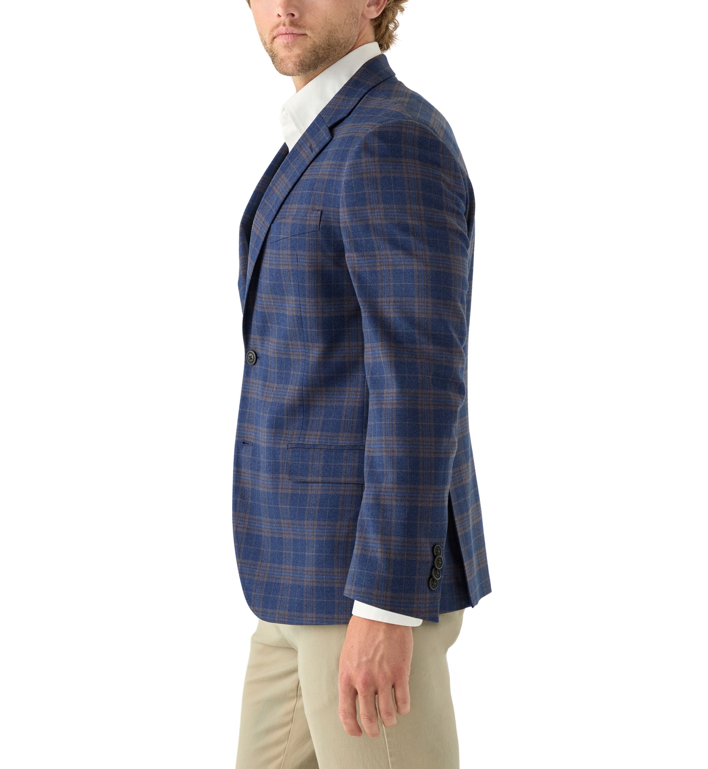 Blue Plaid Sportcoat