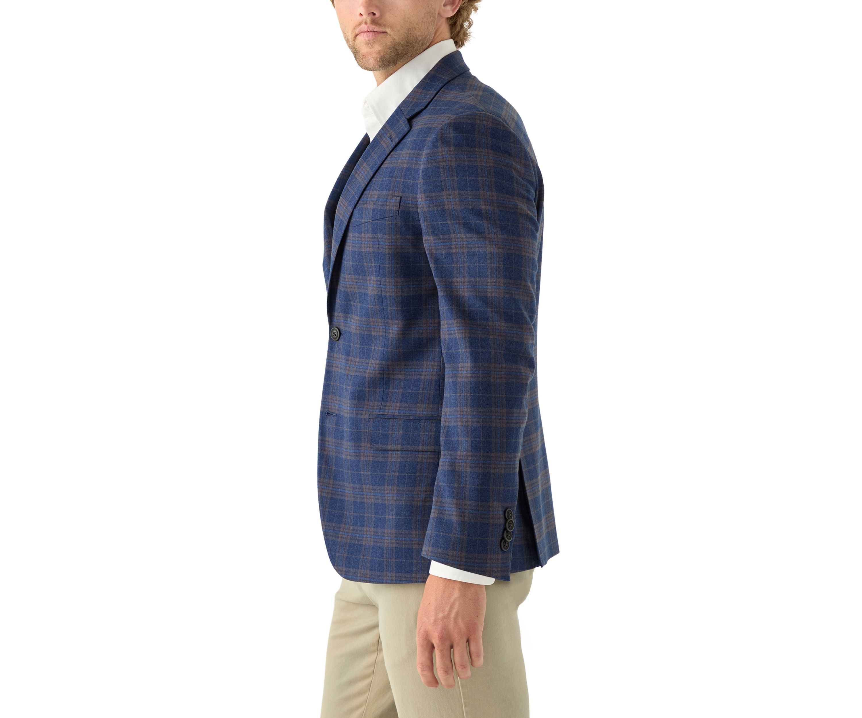Blue Plaid Sportcoat