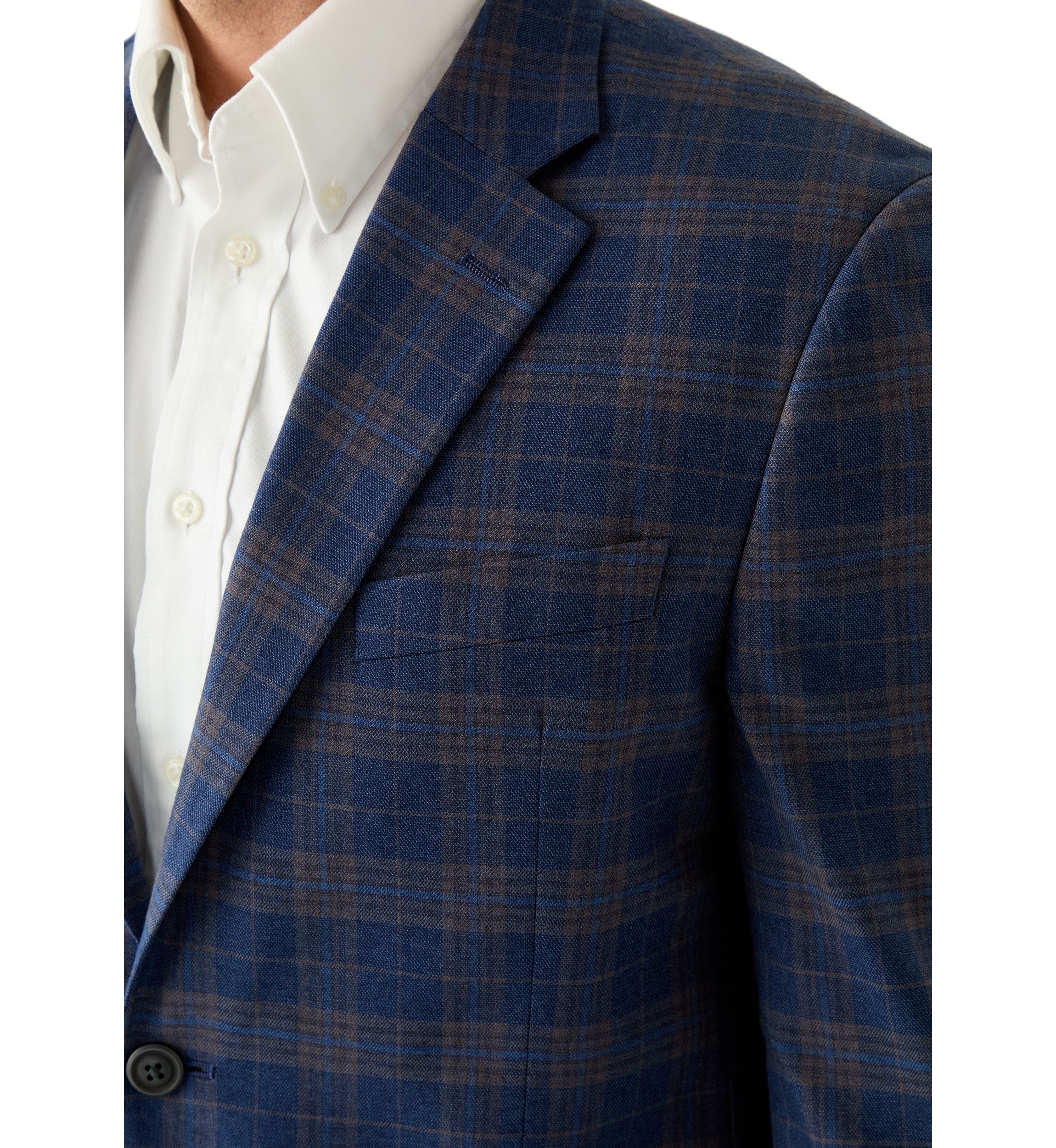 Blue Plaid Sportcoat