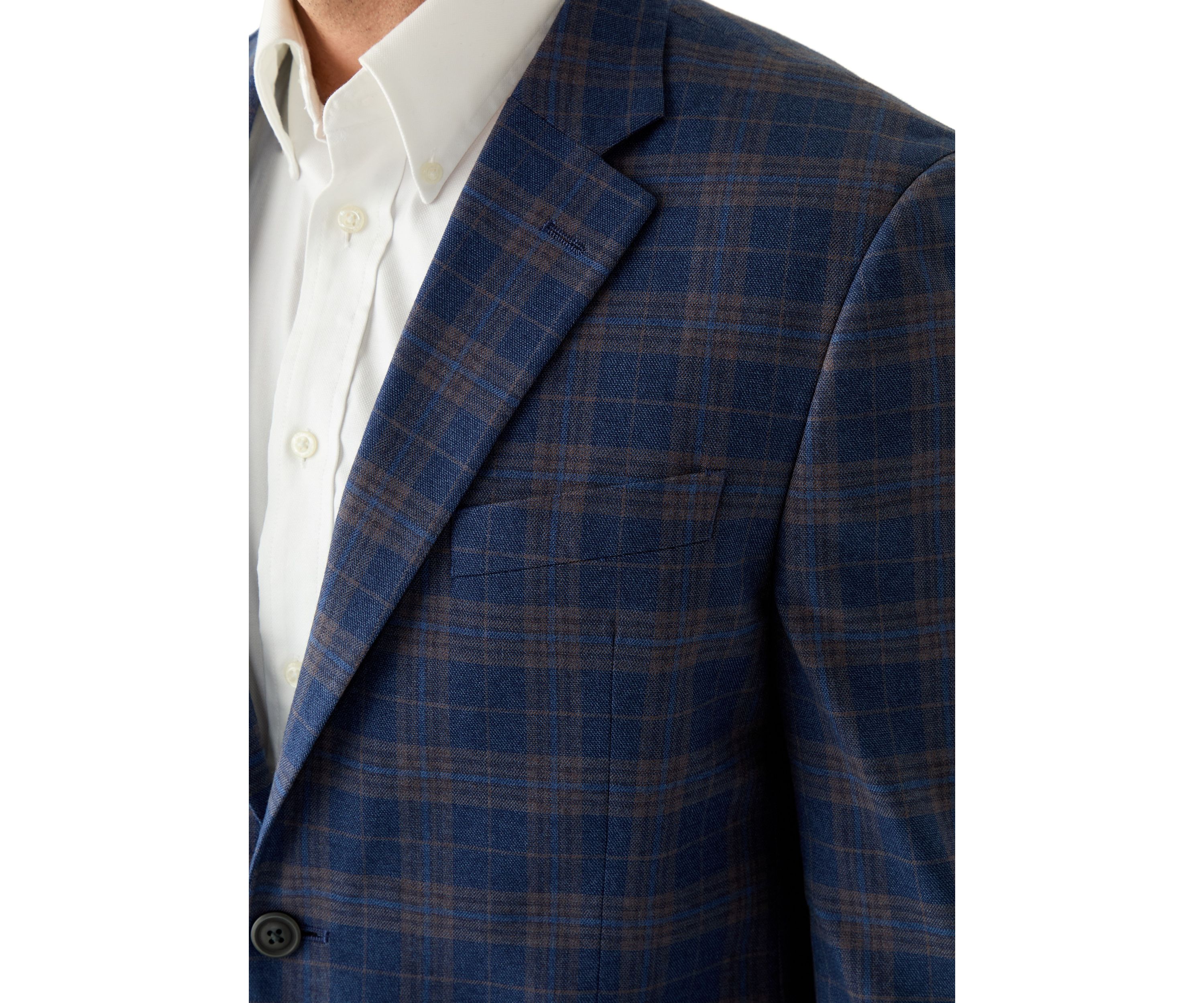 Blue Plaid Sportcoat