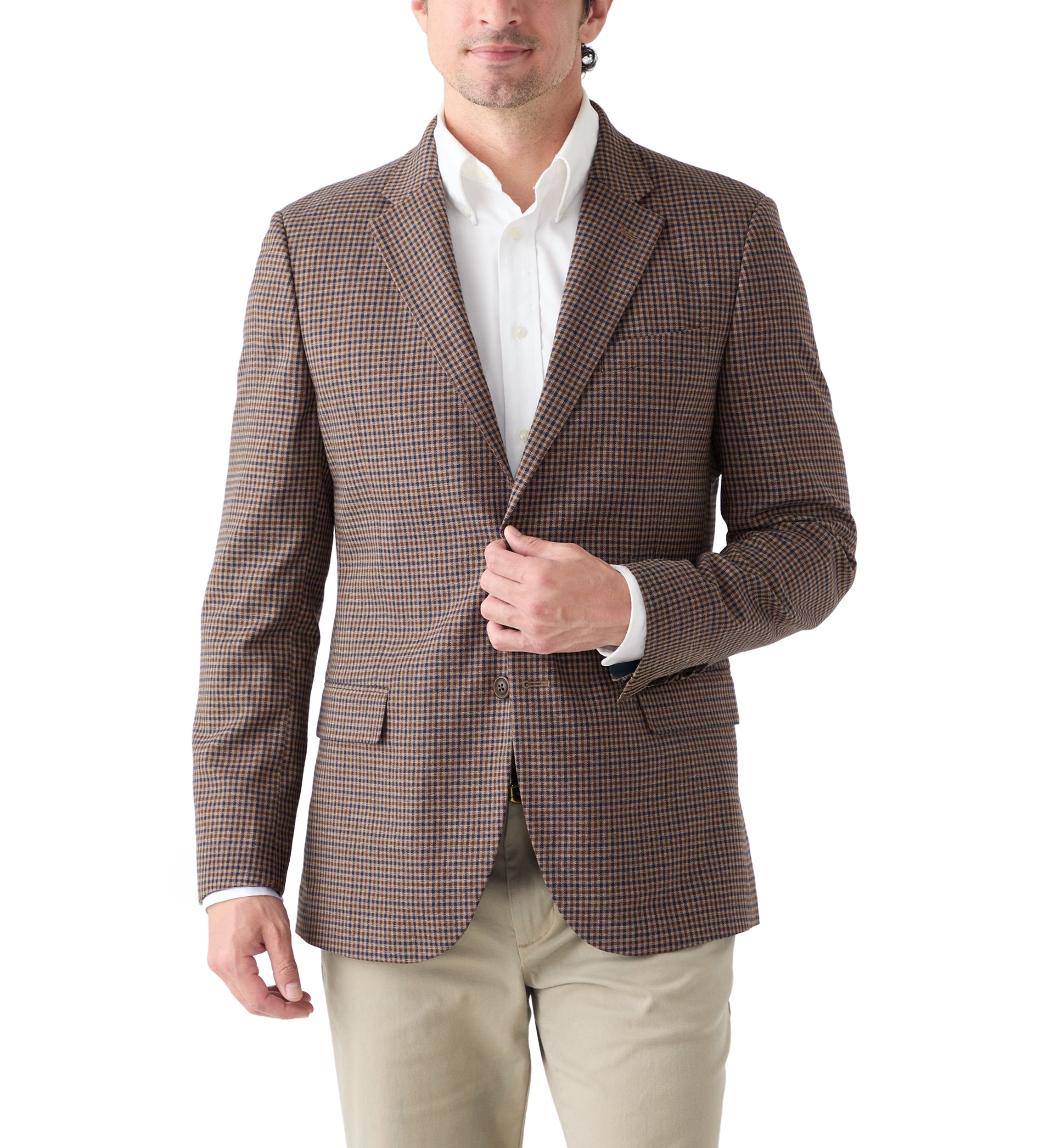 Brown Check Sport Coat