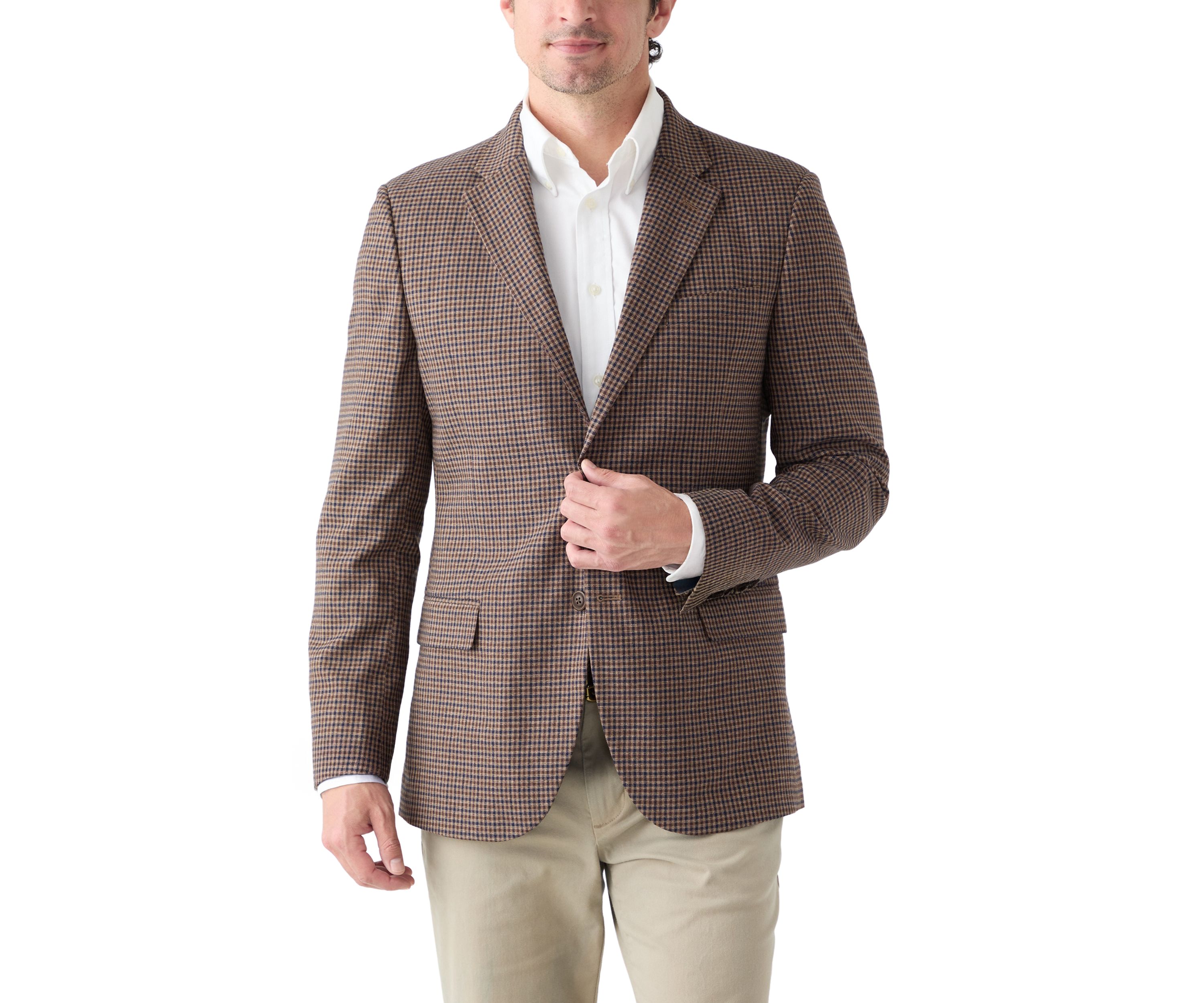 Brown Check Sport Coat