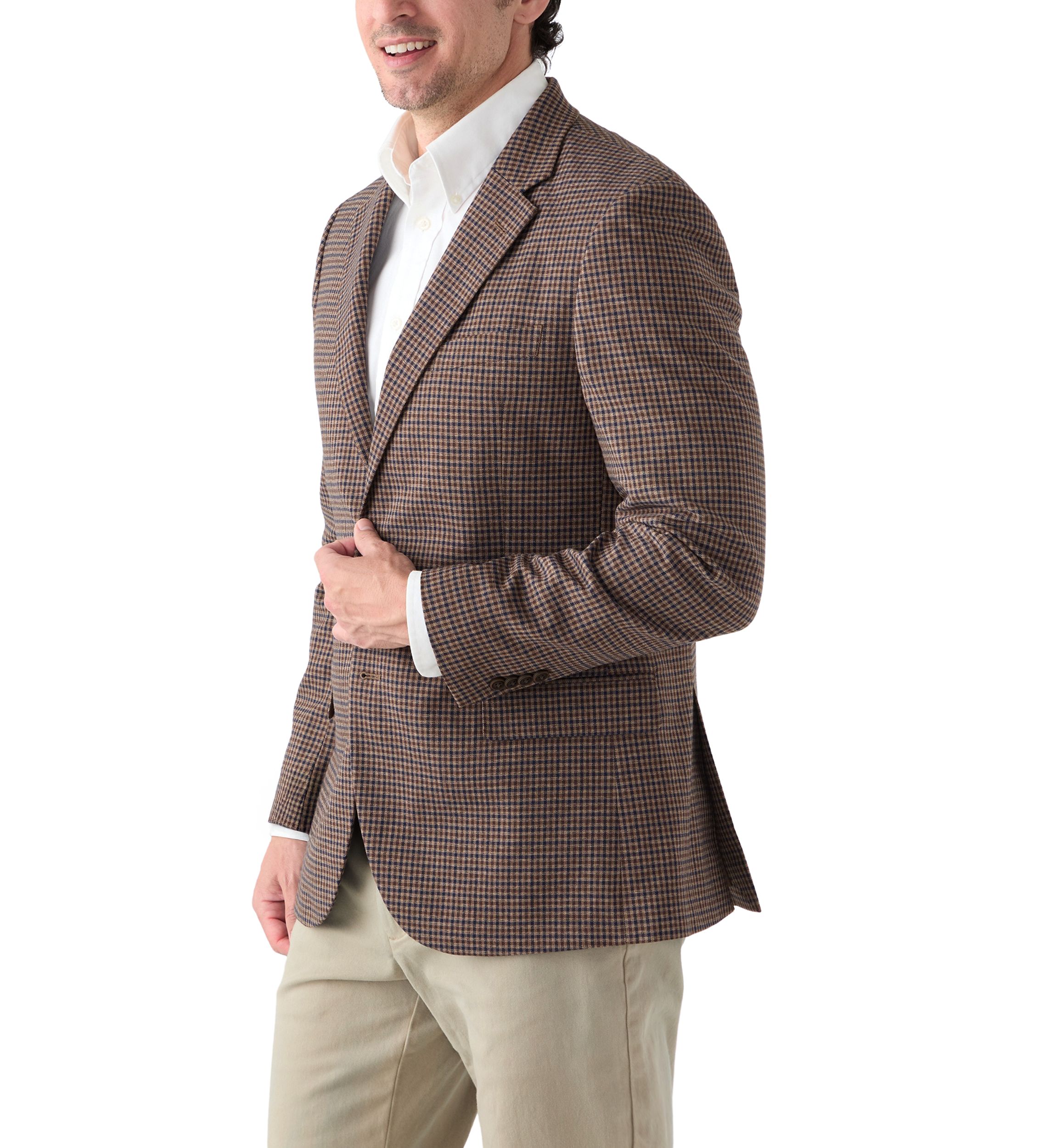 Brown Check Sport Coat