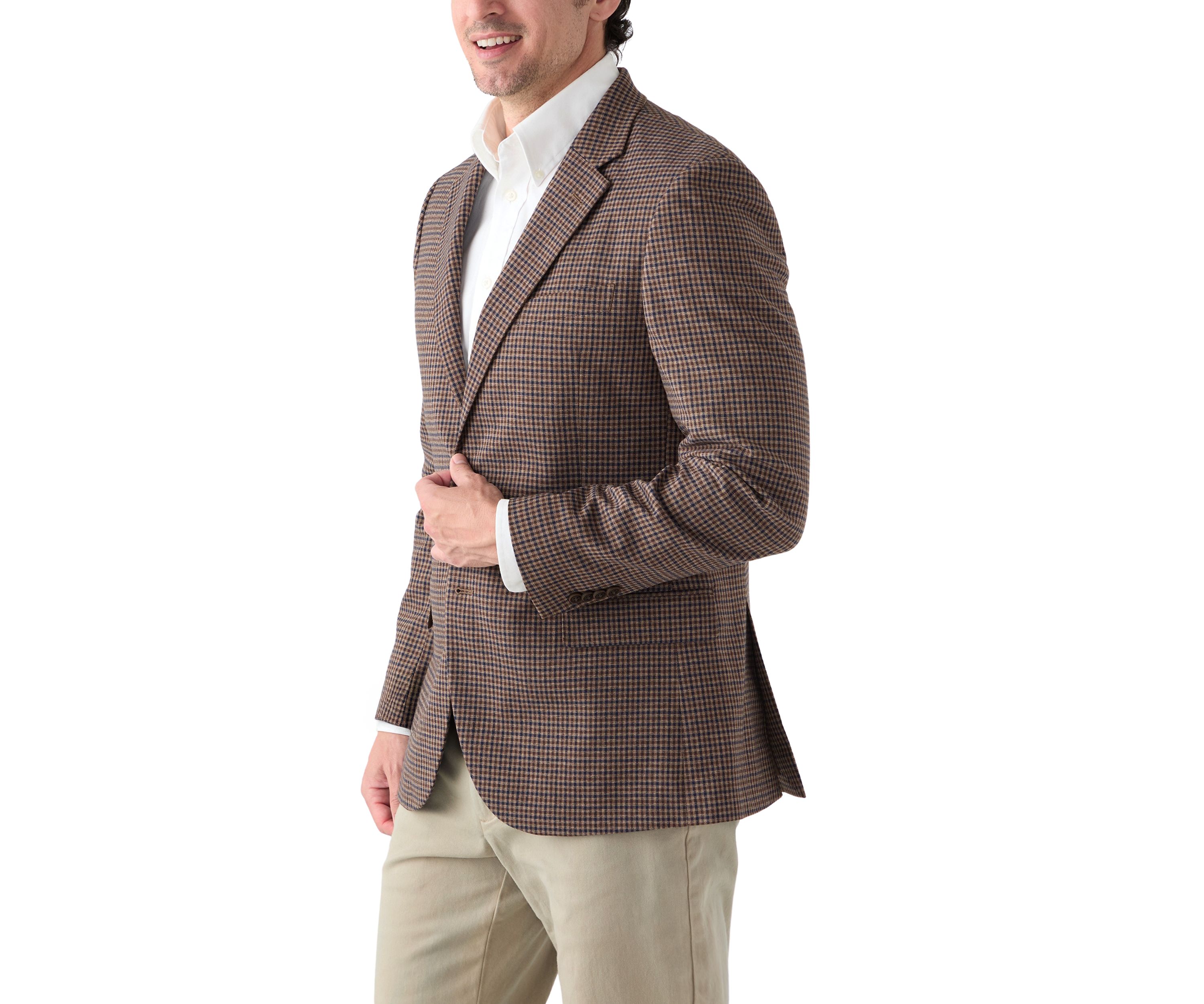 Brown Check Sport Coat