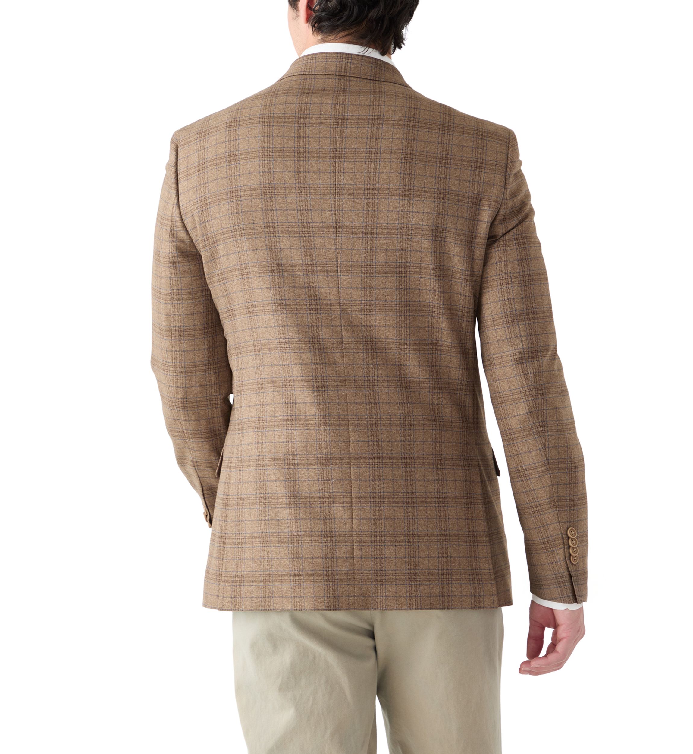 Brown Plaid Sport Coat