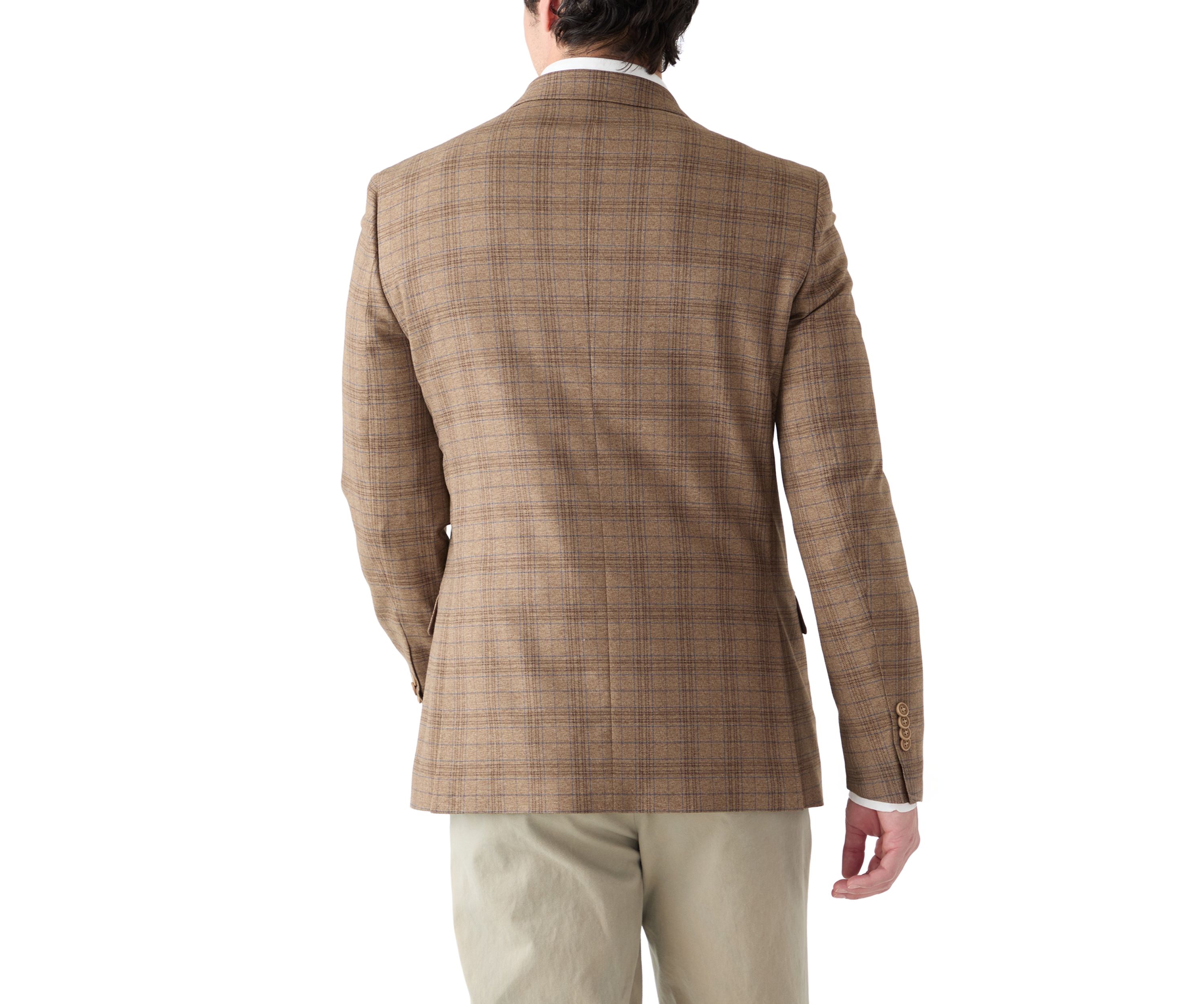 Brown Plaid Sport Coat