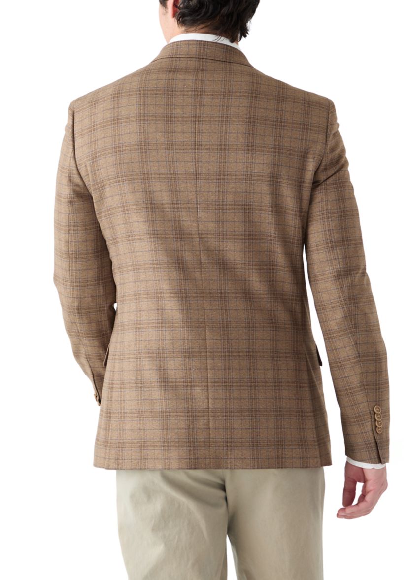 Brown Plaid Sport Coat