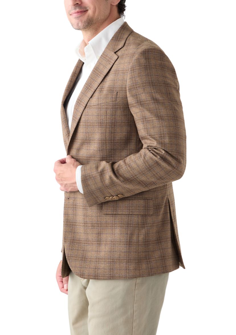Brown Plaid Sport Coat
