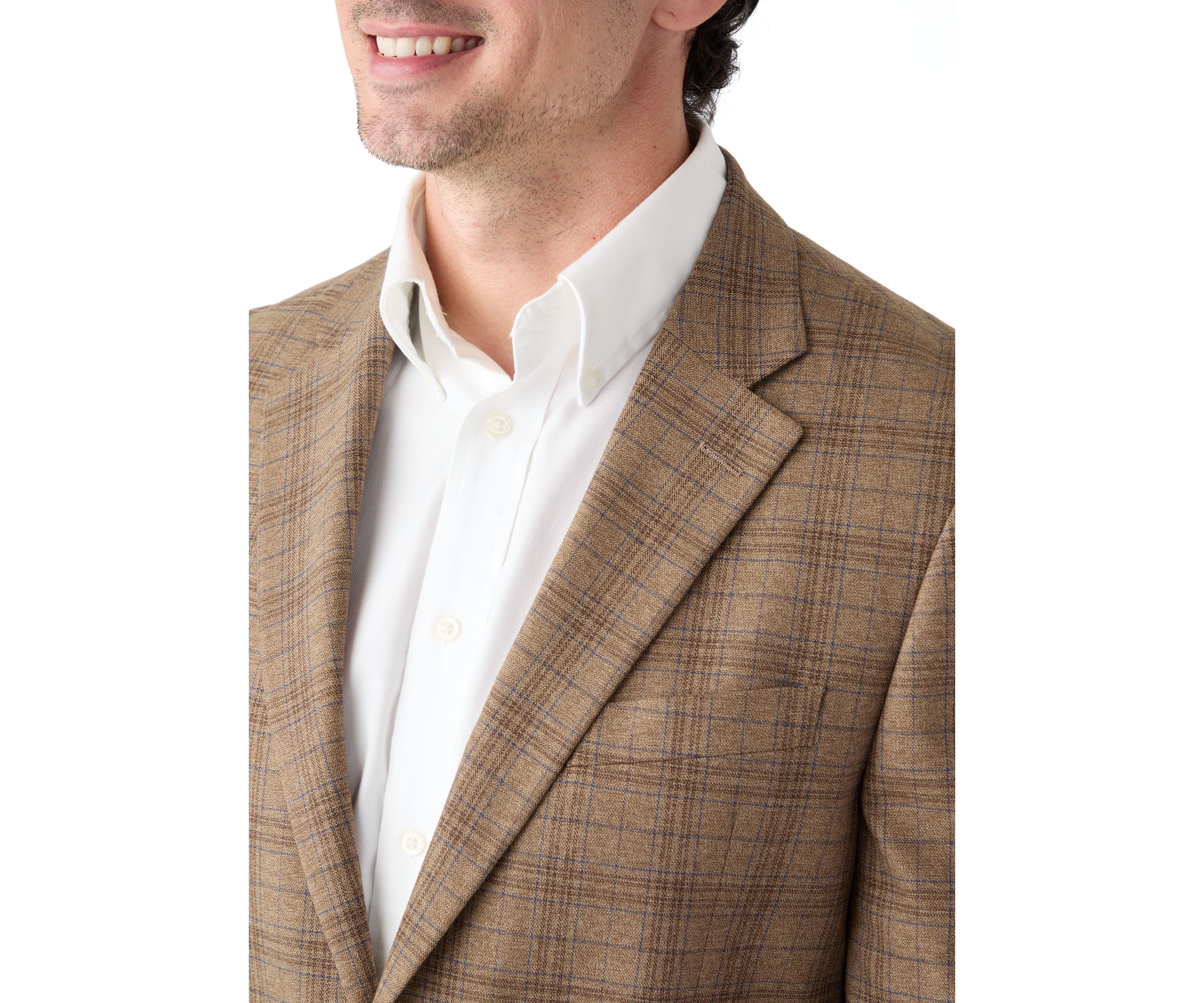 Brown Plaid Sport Coat