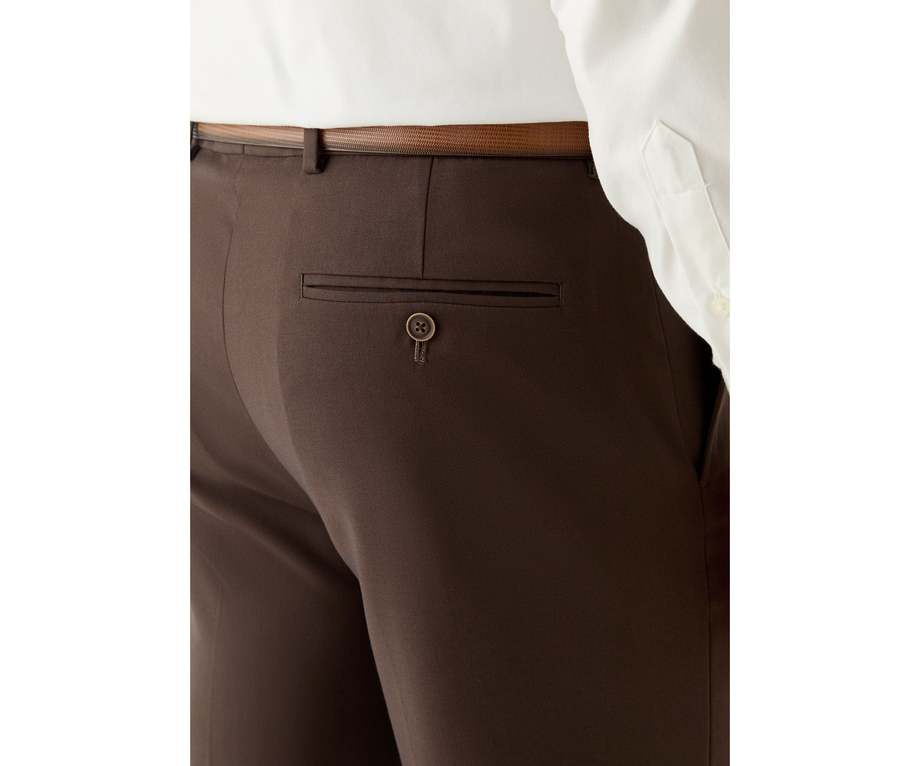 Solid Brown Suit Separate Jacket