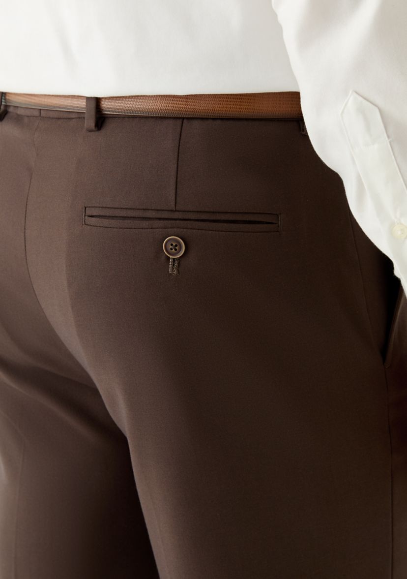 Solid Brown Suit Separate Jacket