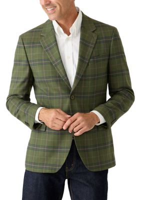 Nautica Men's Plaid Sport Coat, 48 Regular