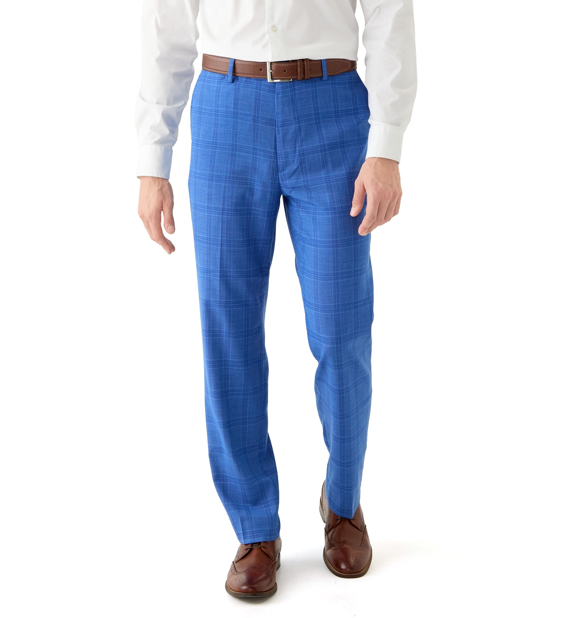 Blue Plaid Suit Separate Pants