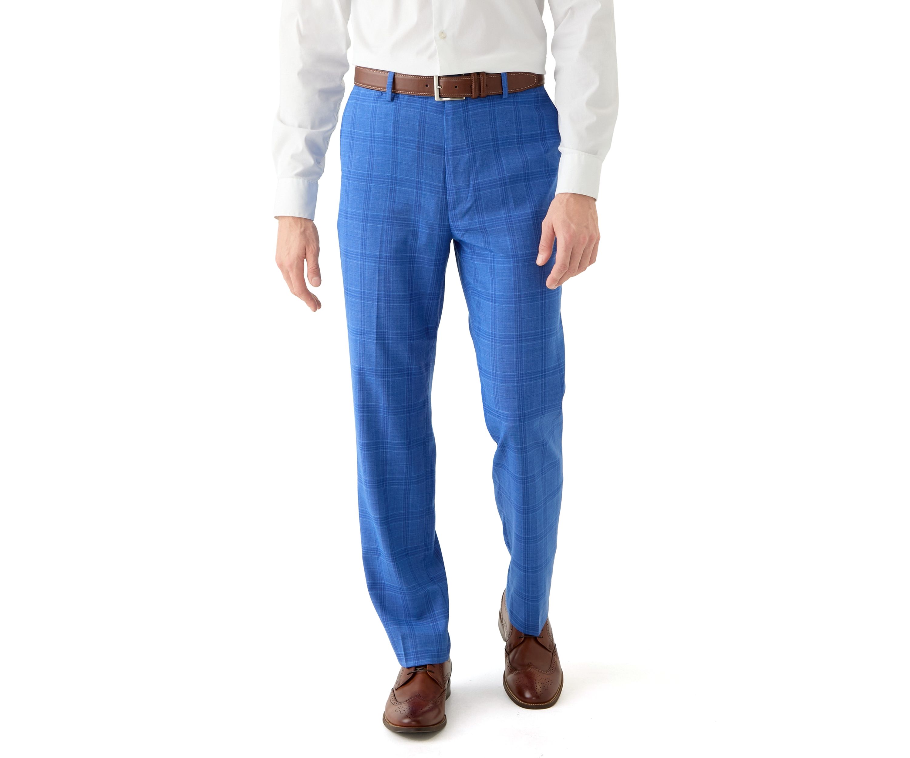 Blue Plaid Suit Separate Pants