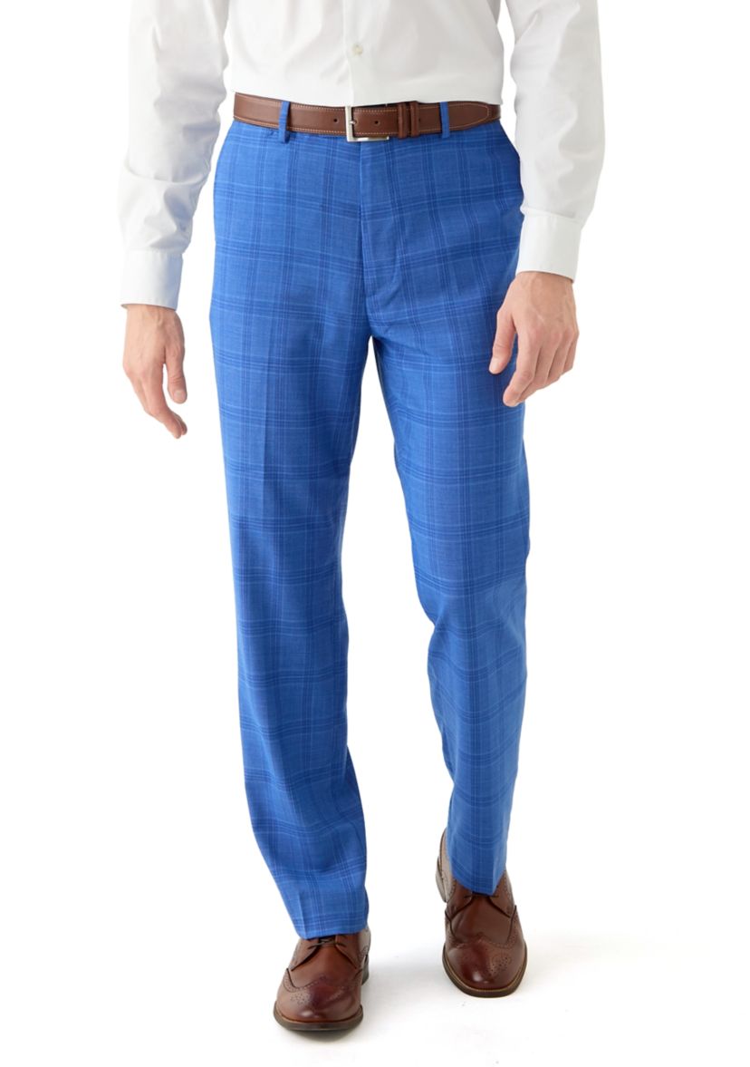 Blue Plaid Suit Separate Pants