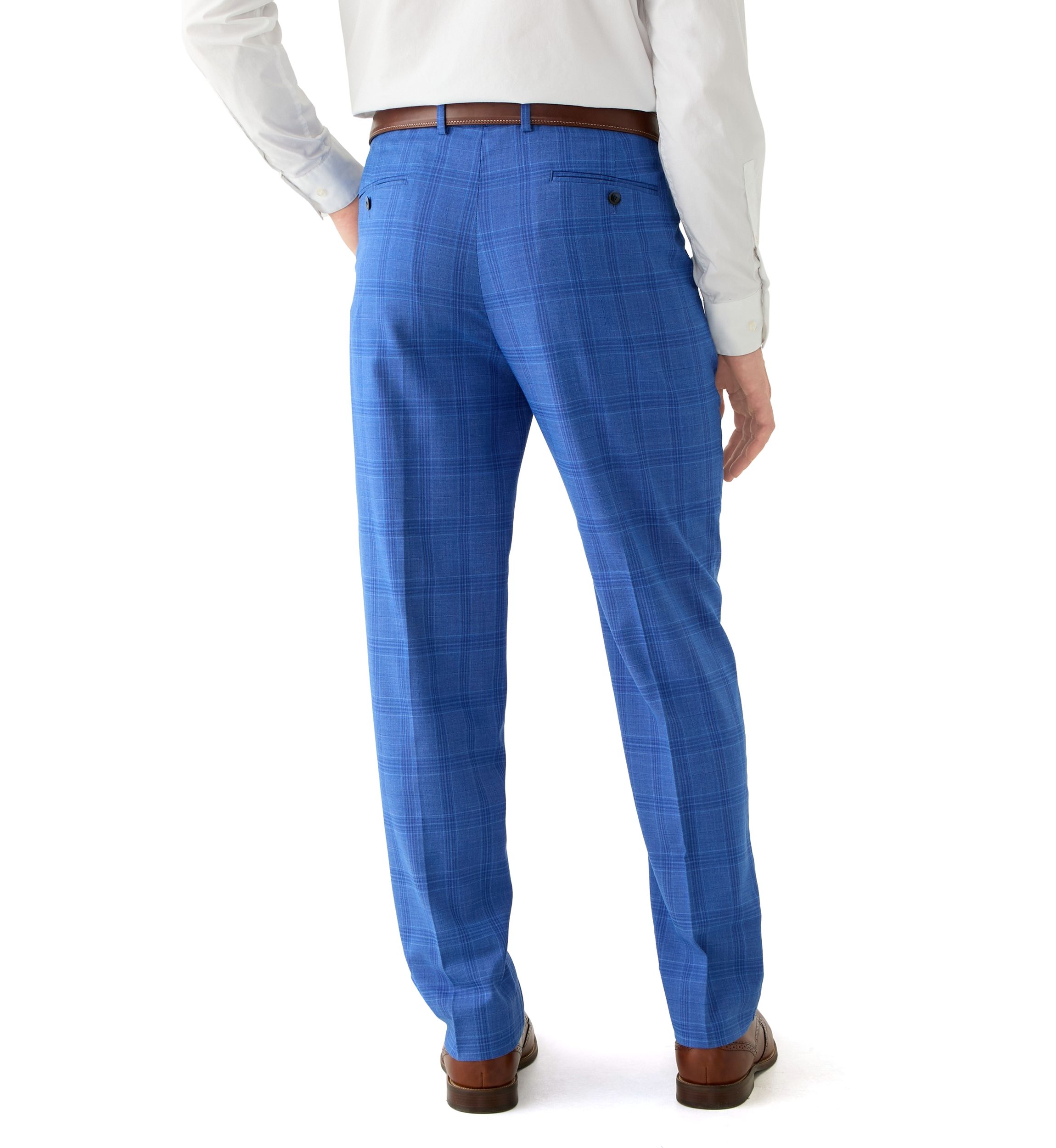 Blue Plaid Suit Separate Pants