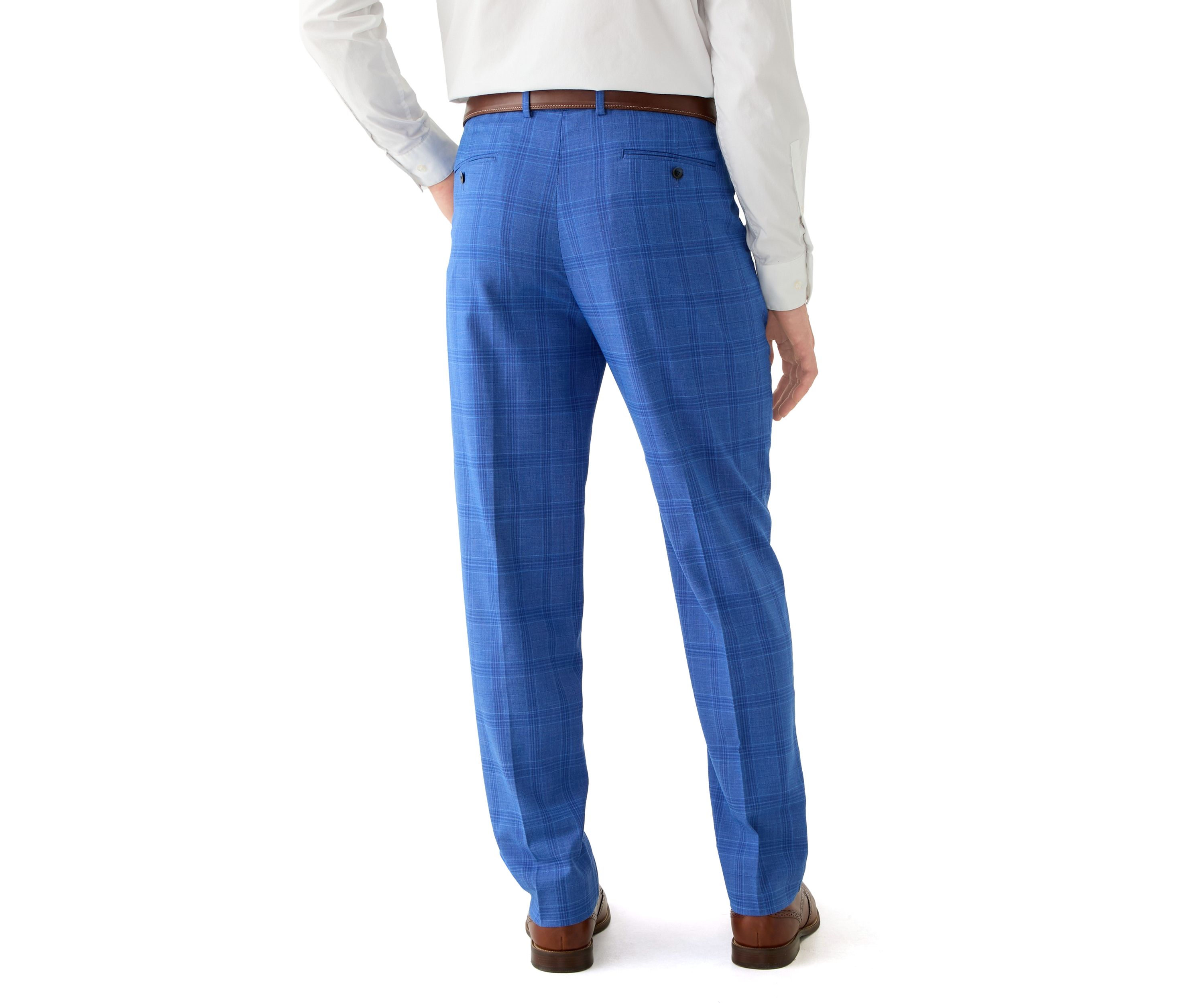 Blue Plaid Suit Separate Pants