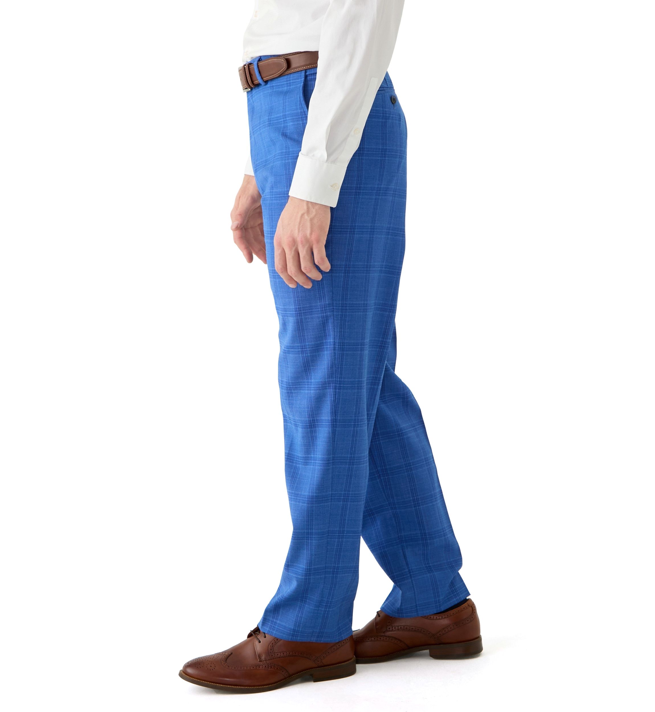 Blue Plaid Suit Separate Pants