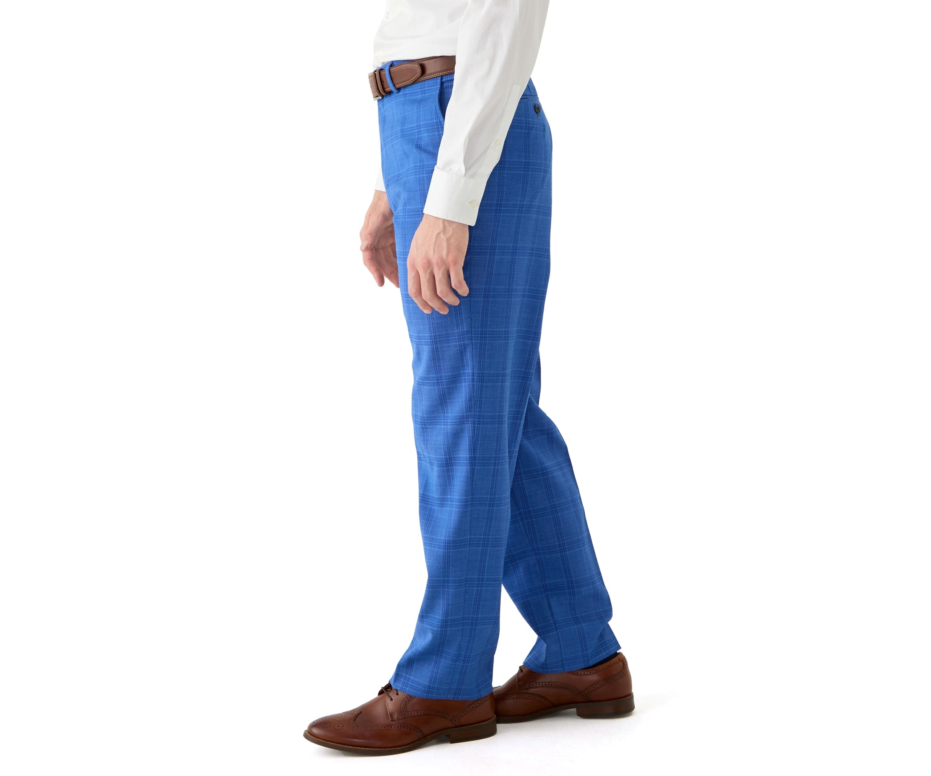 Blue Plaid Suit Separate Pants