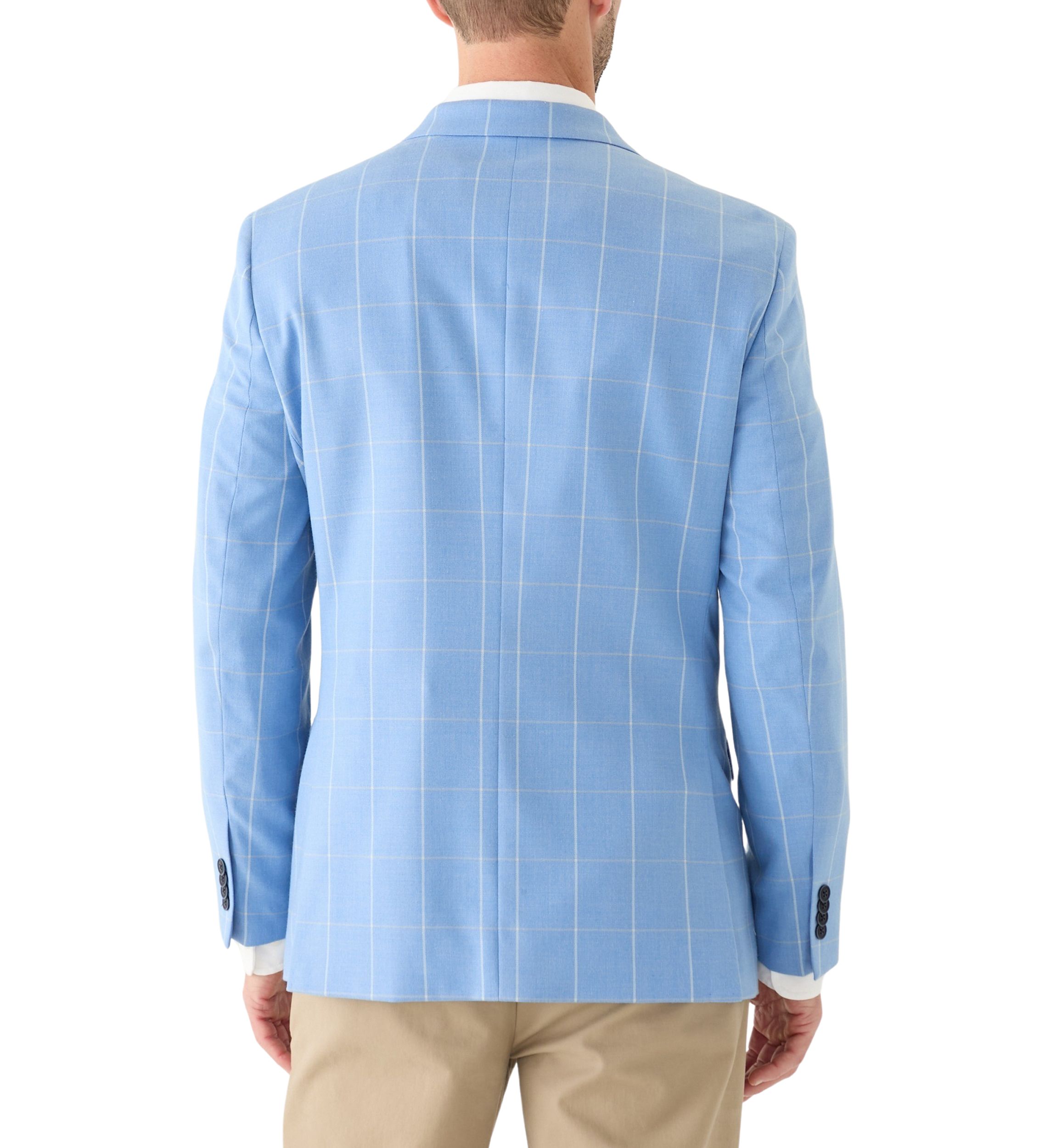 Windowpane Printed Sport Coat