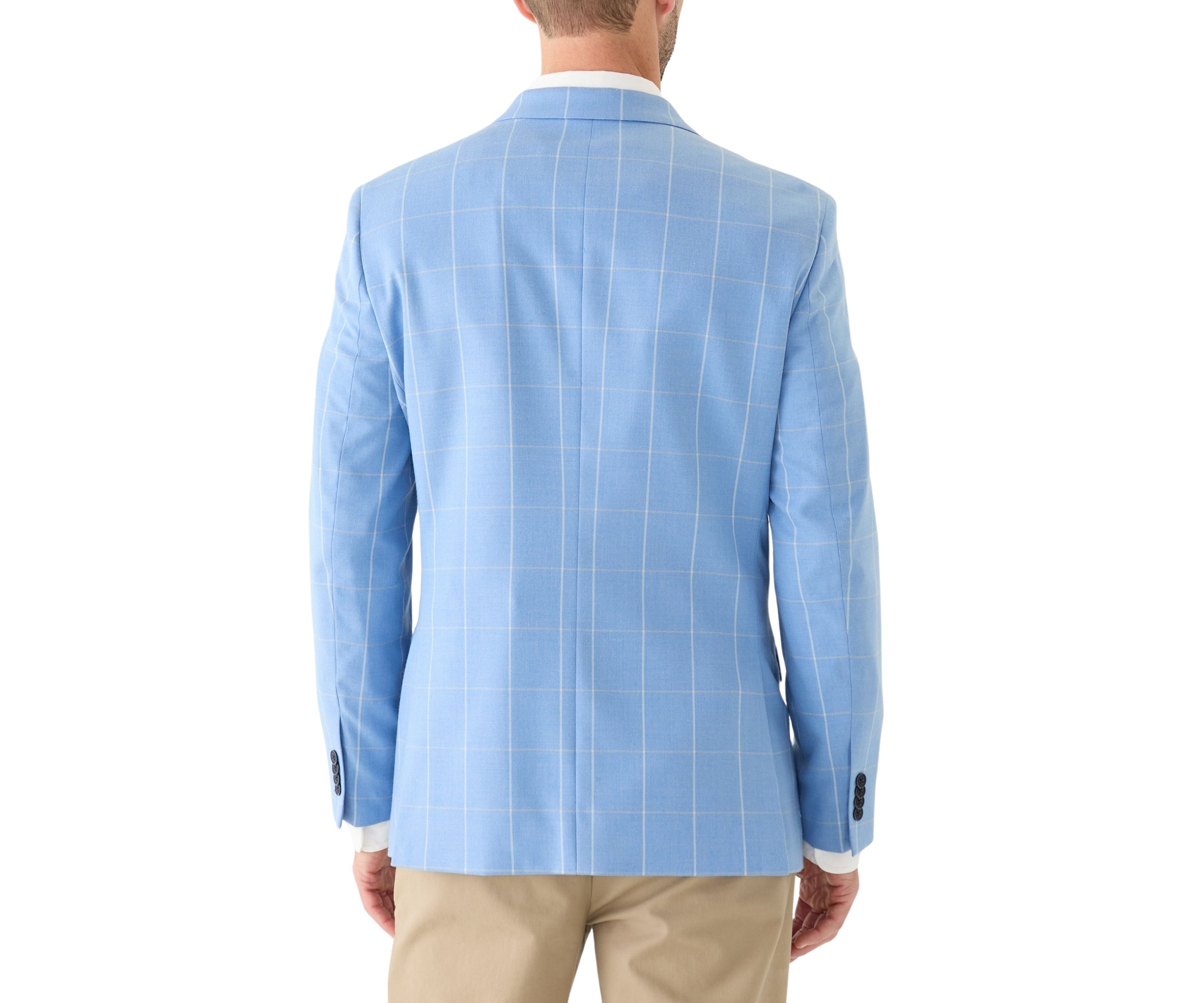 Windowpane Printed Sport Coat