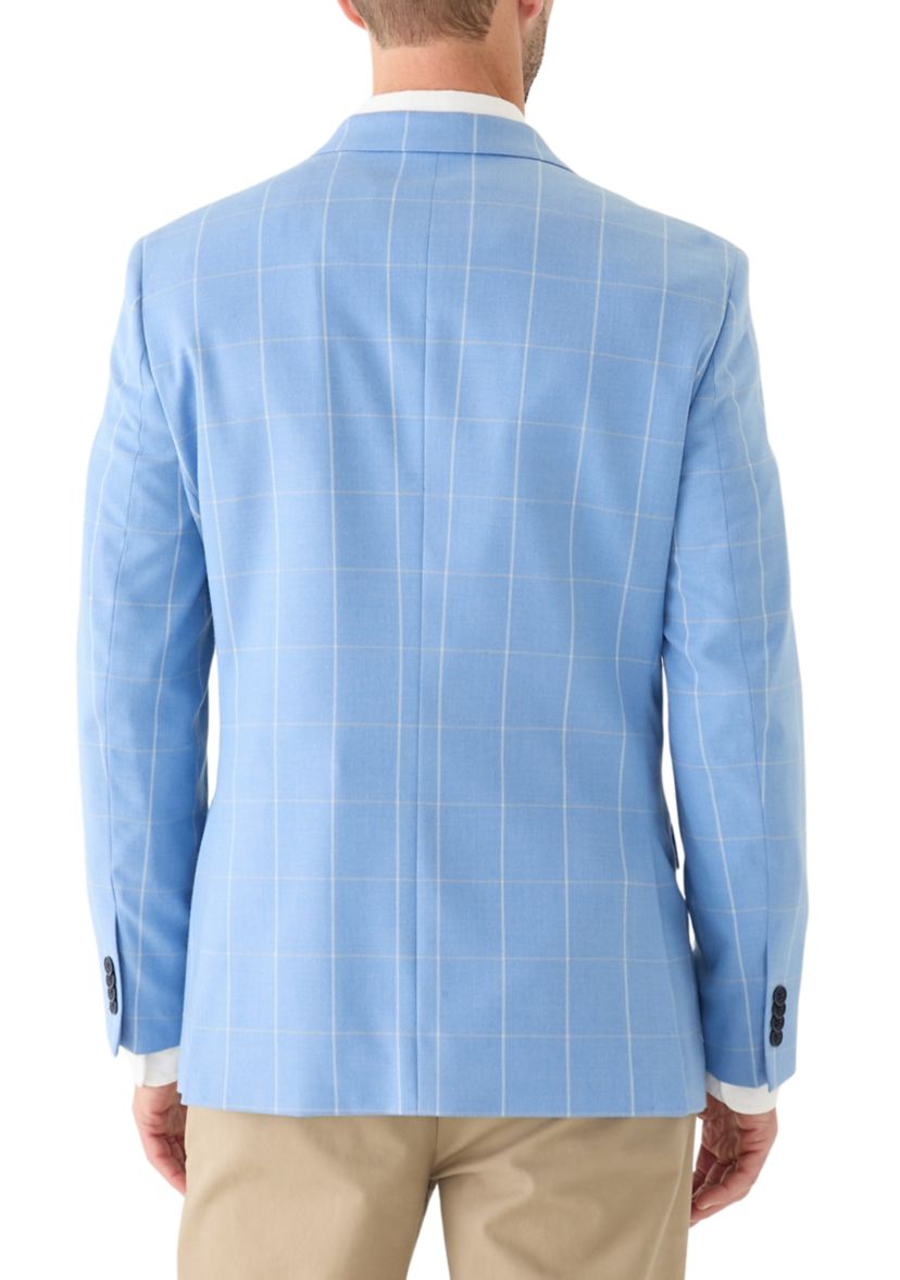 Windowpane Printed Sport Coat
