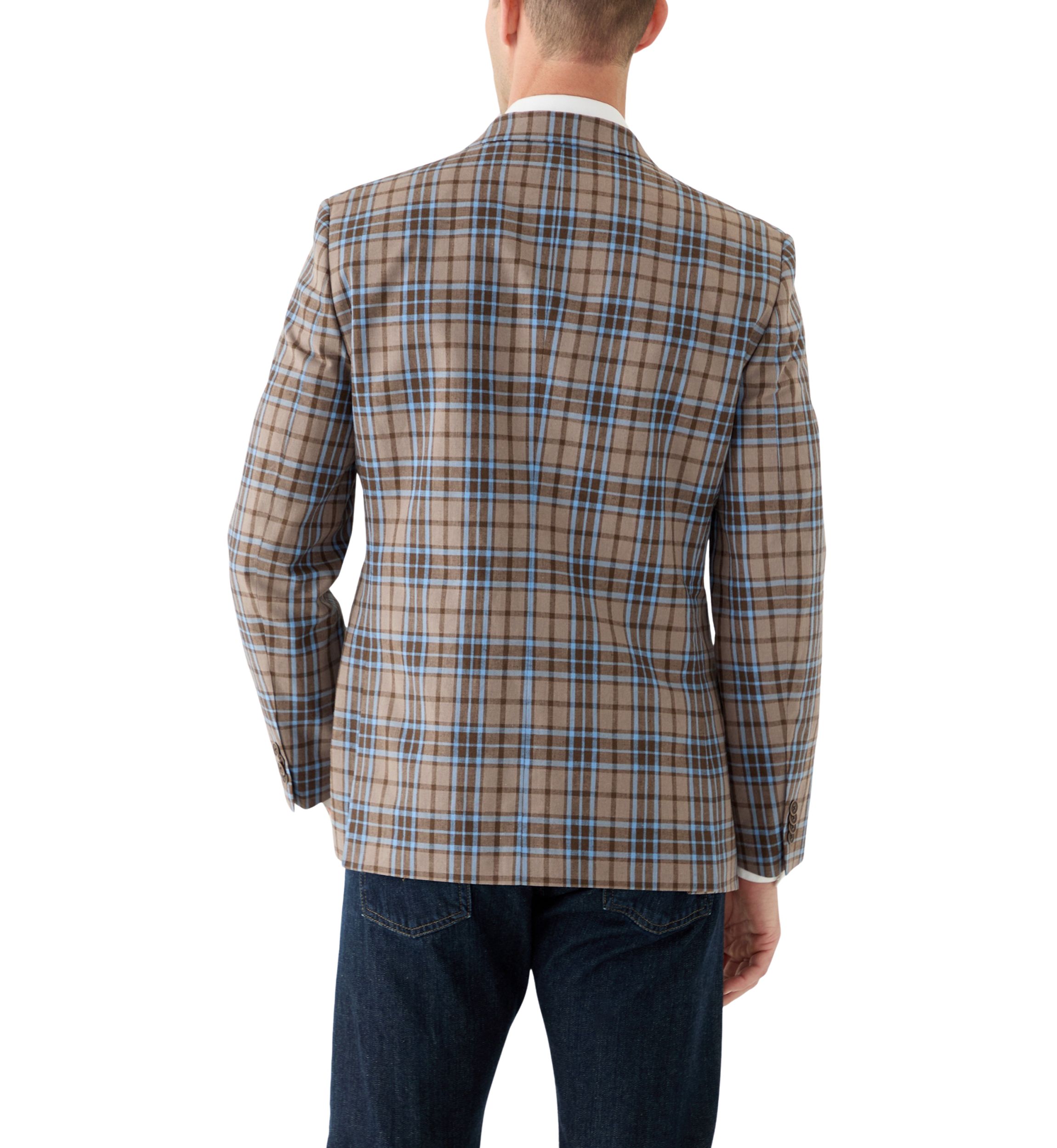 Linen Plaid Sportcoat