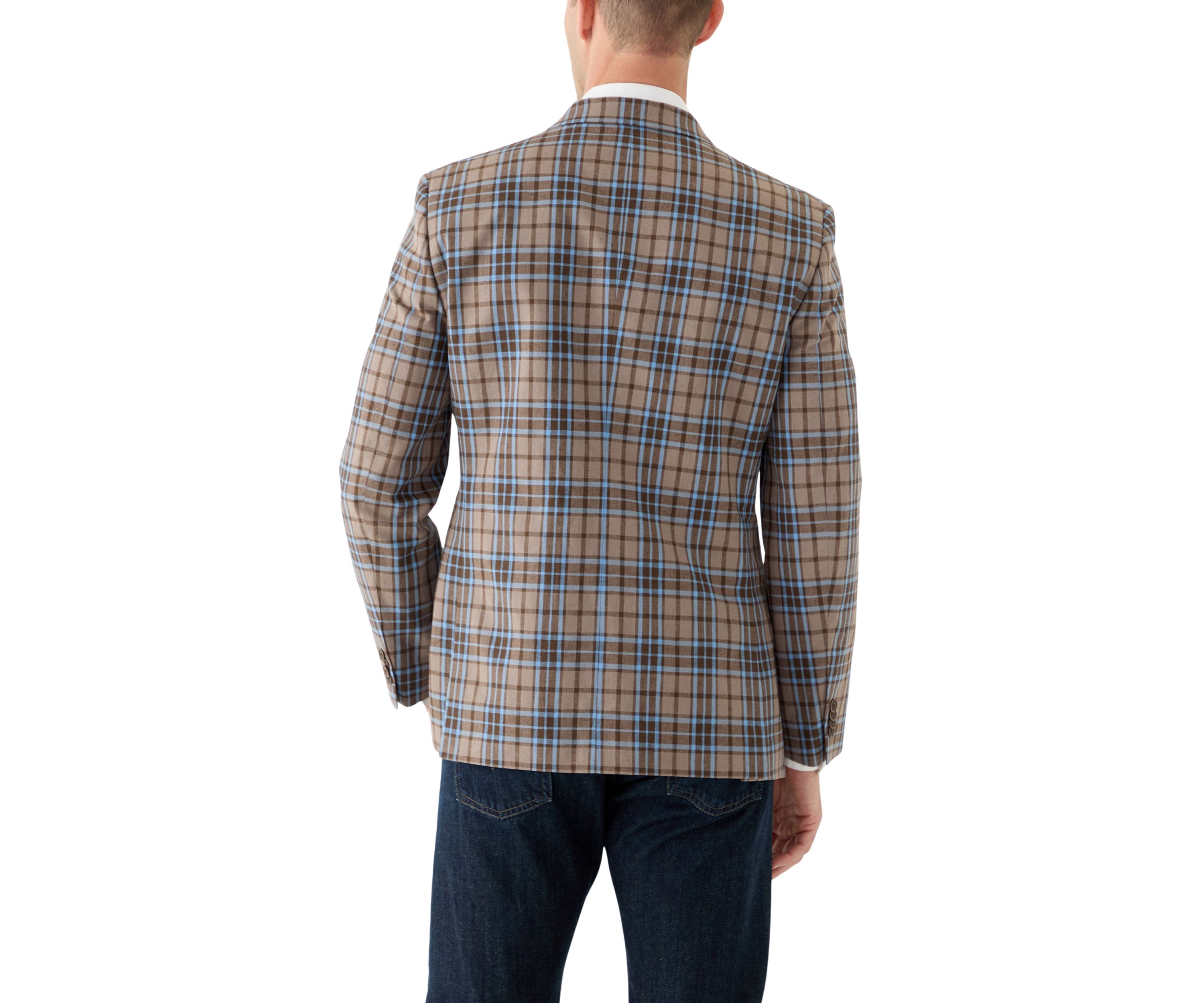 Linen Plaid Sportcoat