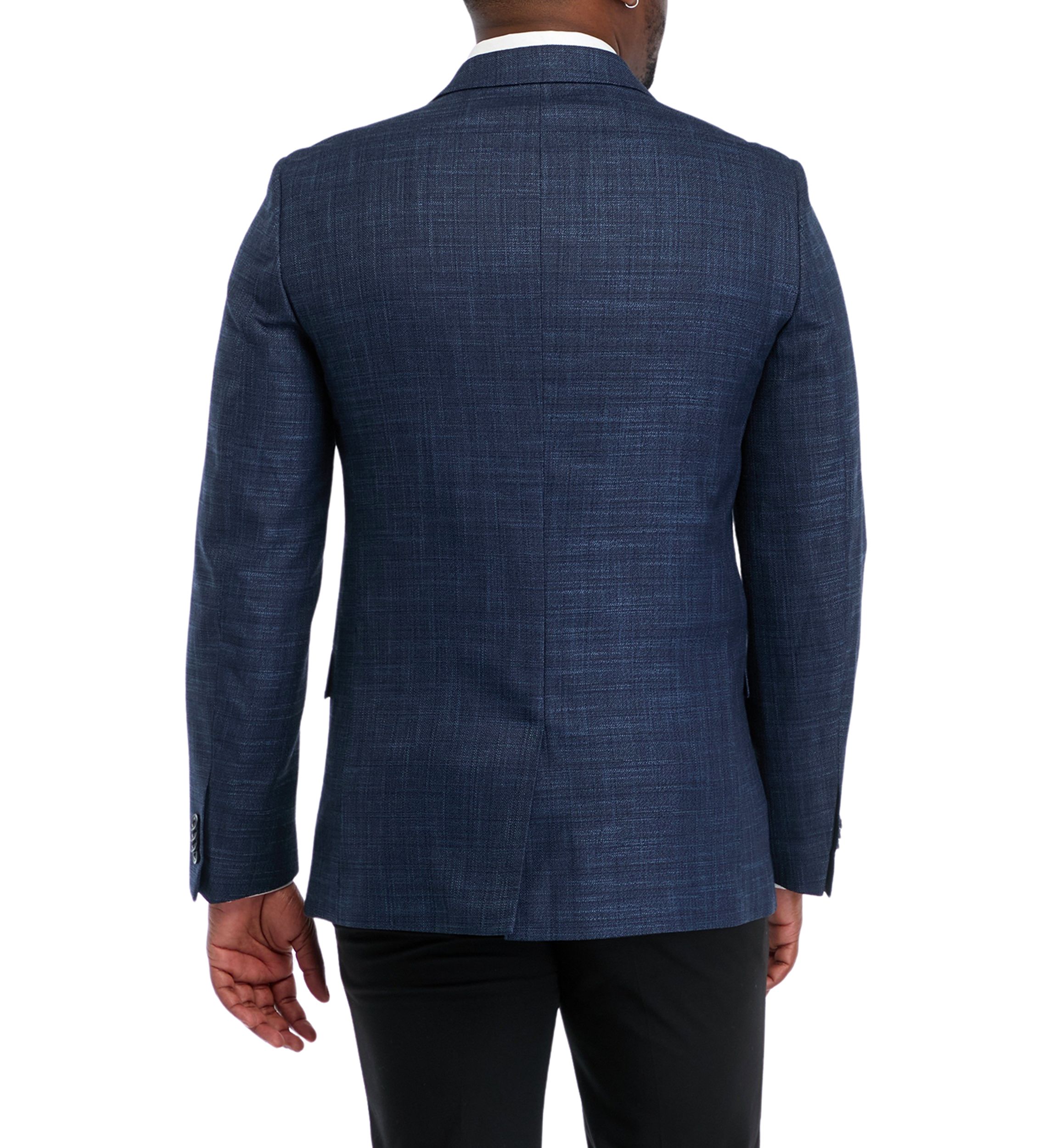 Solid Textured Sport Coat