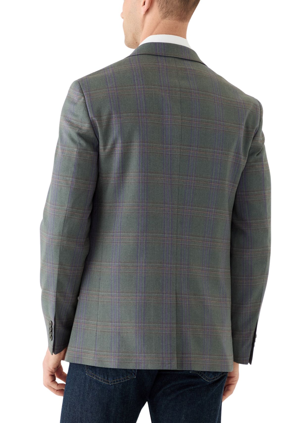 Plaid Printed Sportcoat