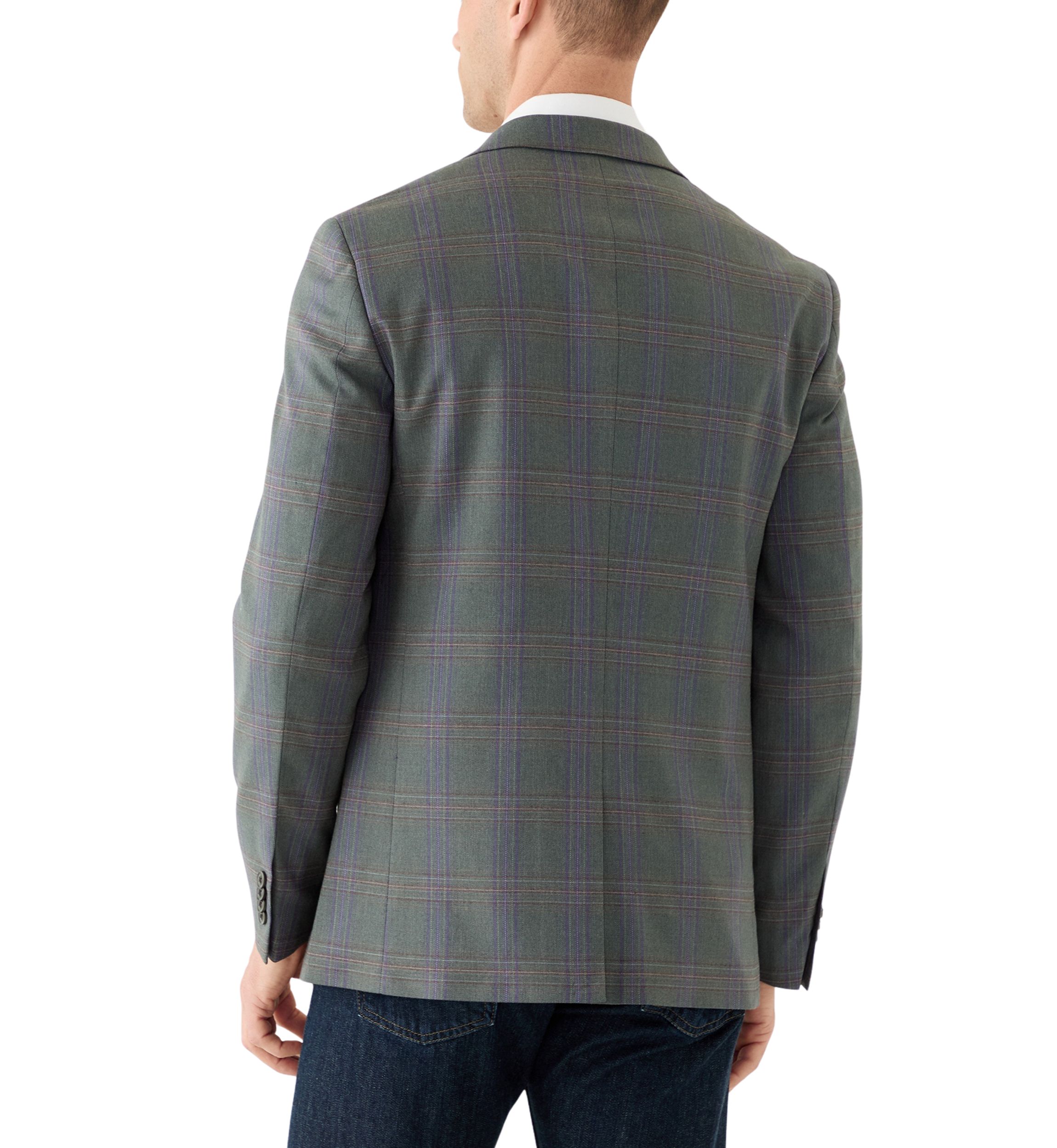 Plaid Printed Sportcoat