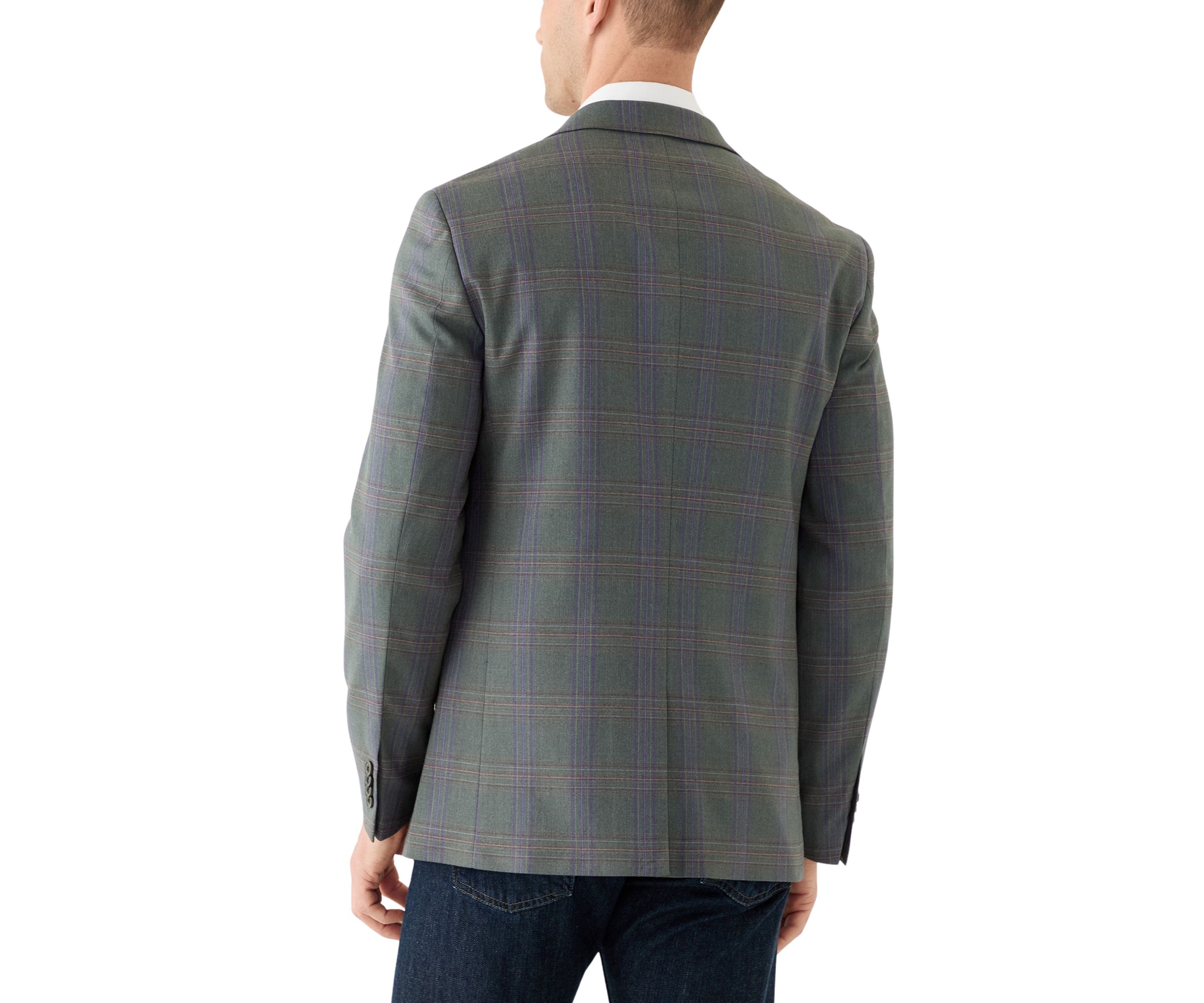 Plaid Printed Sportcoat