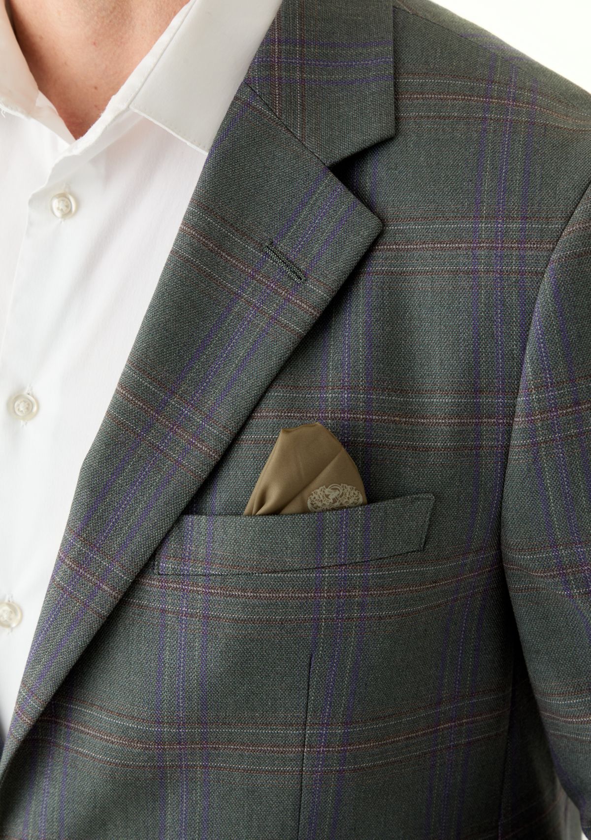 Plaid Printed Sportcoat