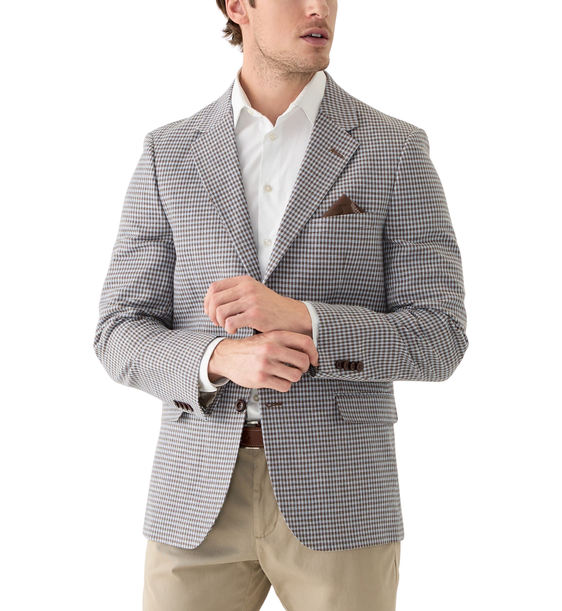 Brown Check Sport Coat 
