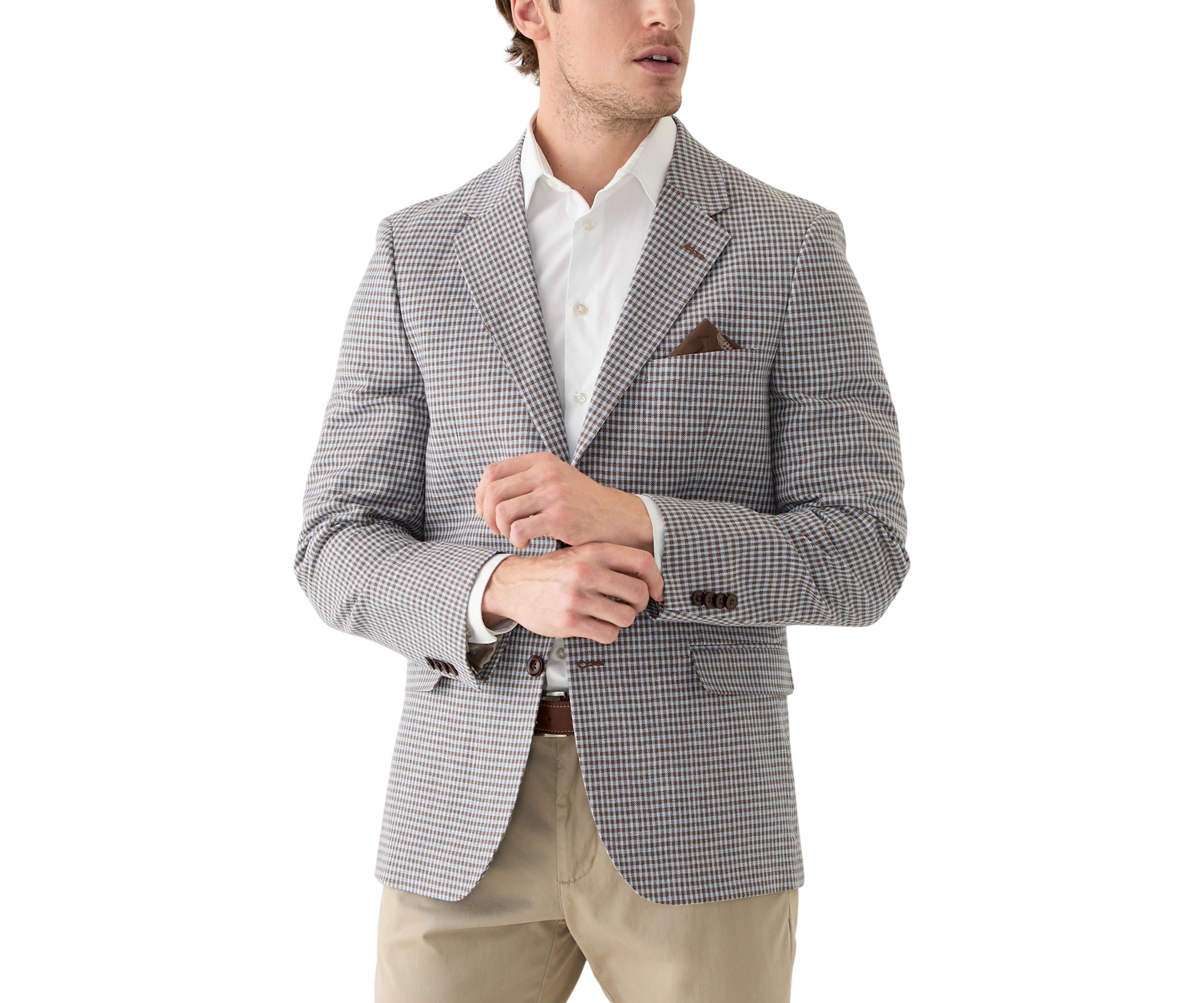 Brown Check Sport Coat 