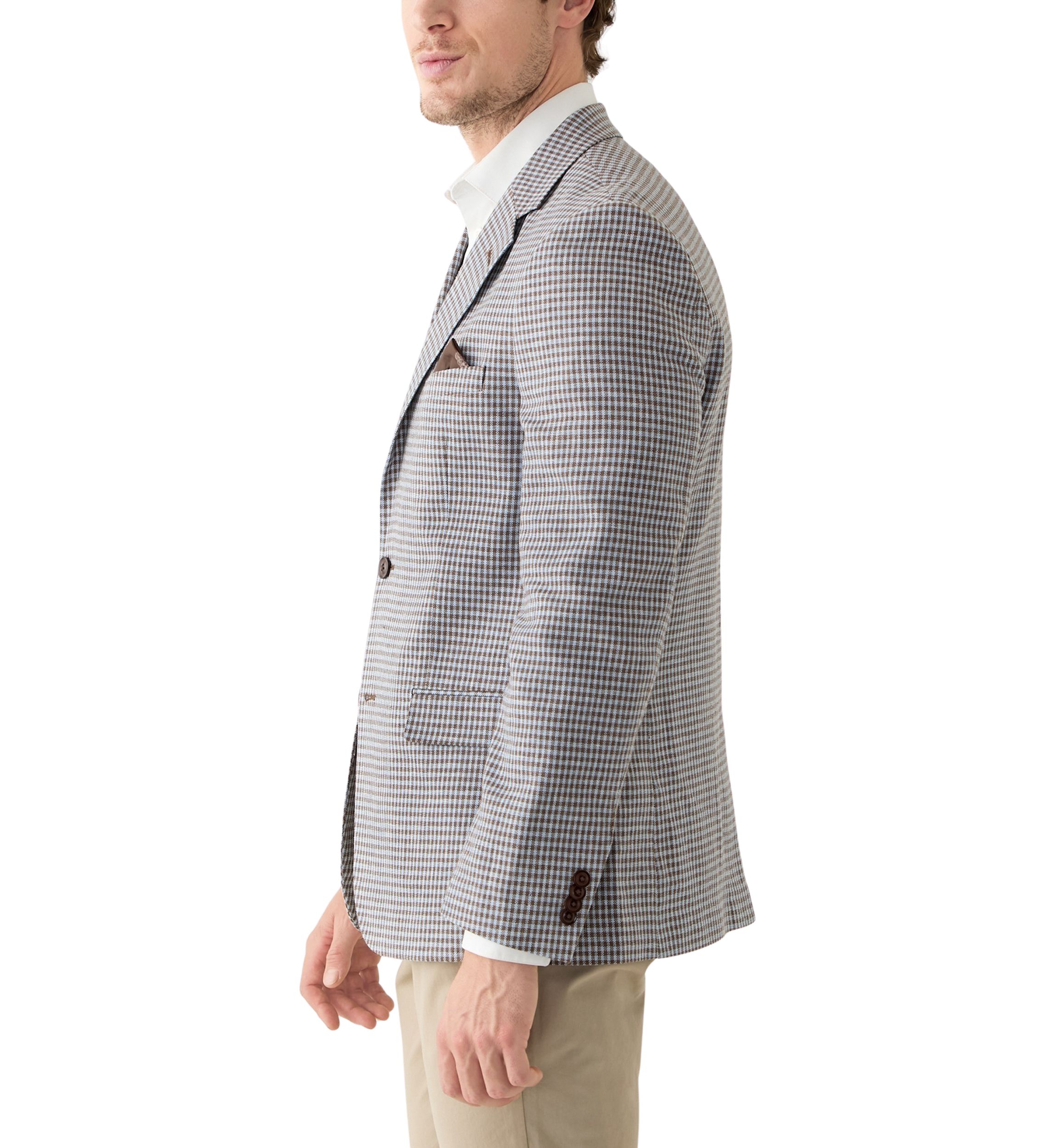 Brown Check Sport Coat 