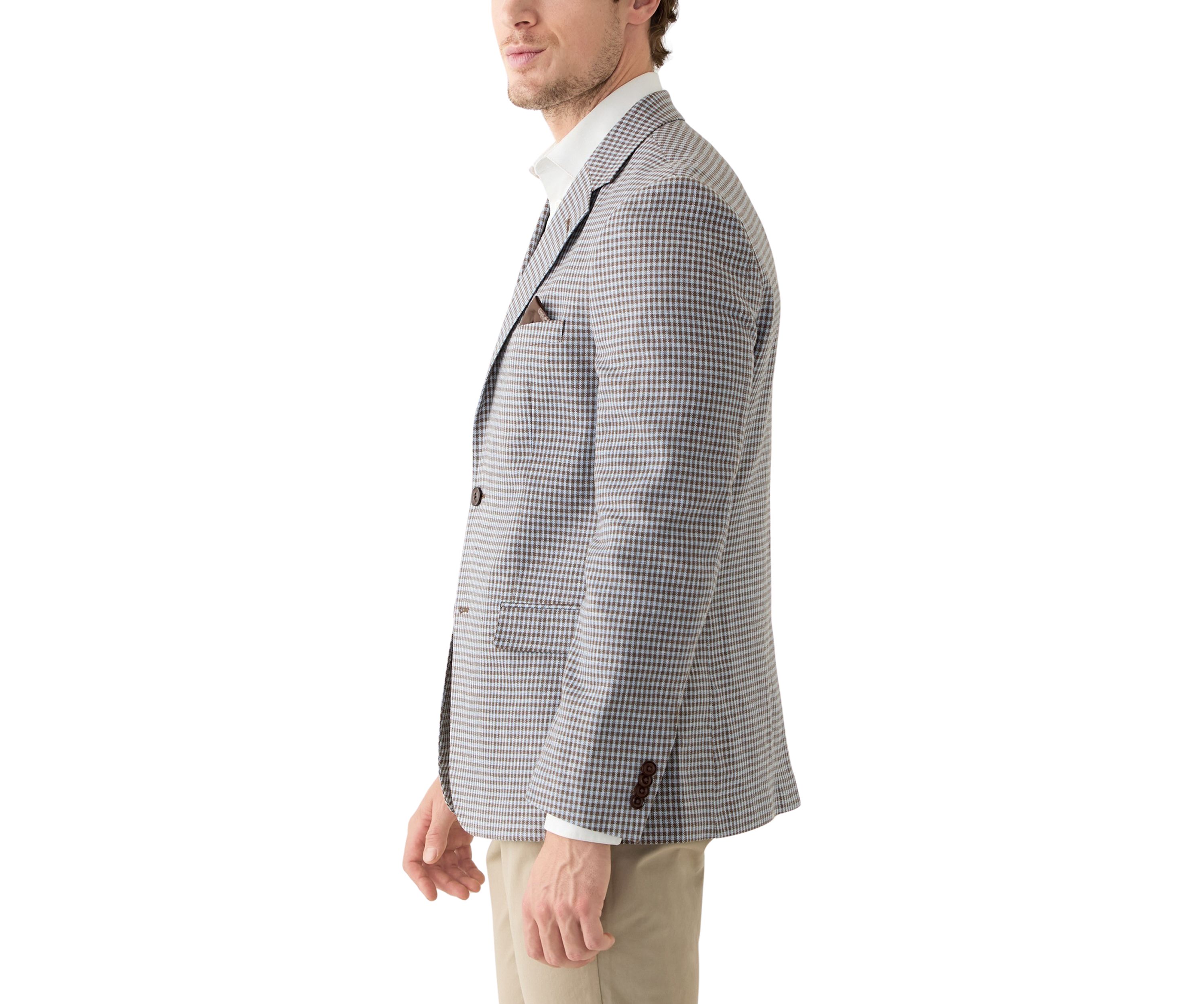 Brown Check Sport Coat 