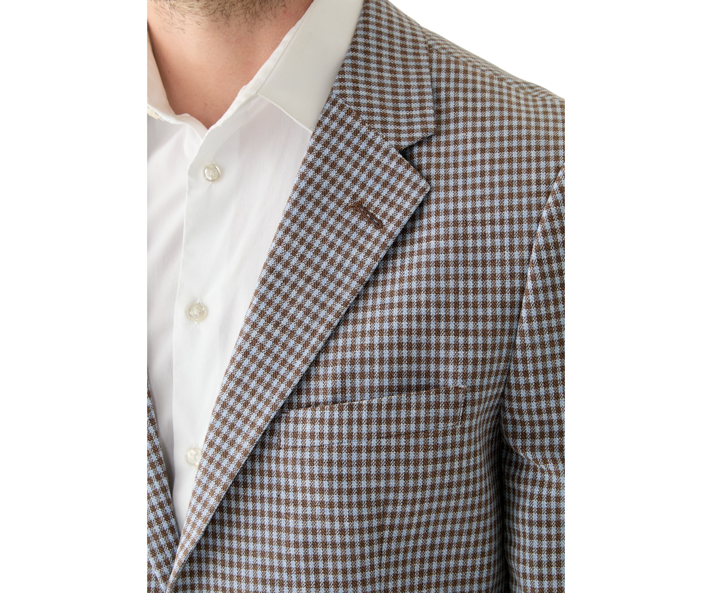 Brown Check Sport Coat 