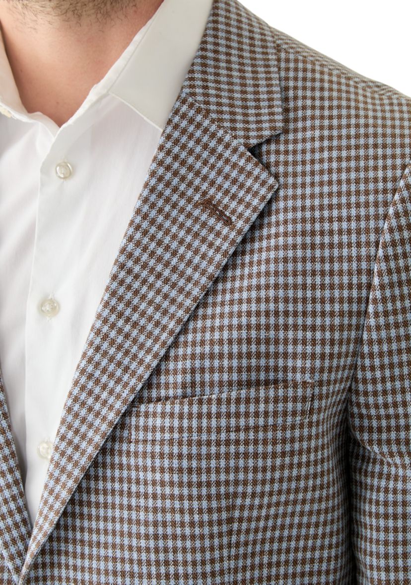 Brown Check Sport Coat 