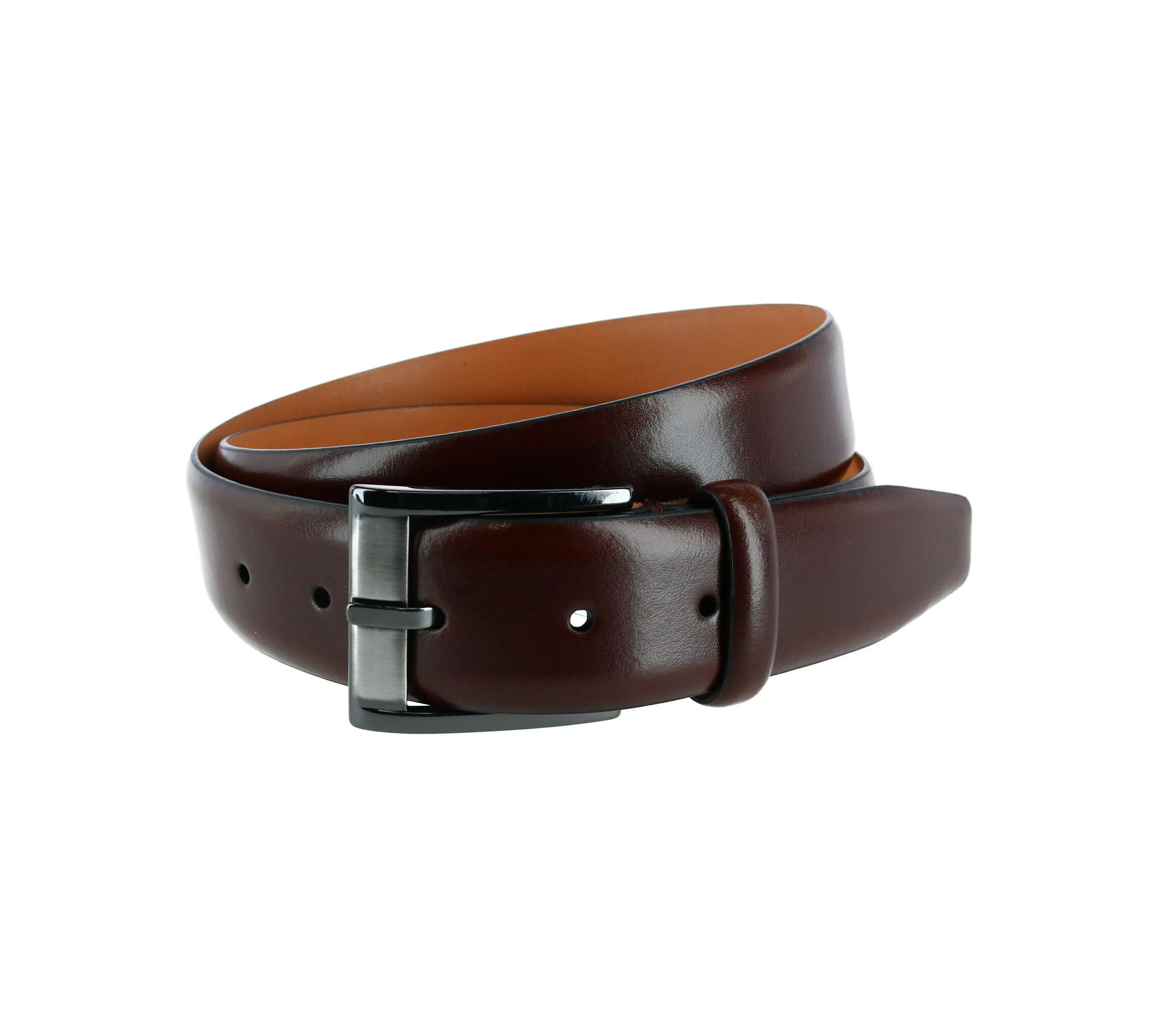 Cameron 35mm Burnished Leather Dress Belt